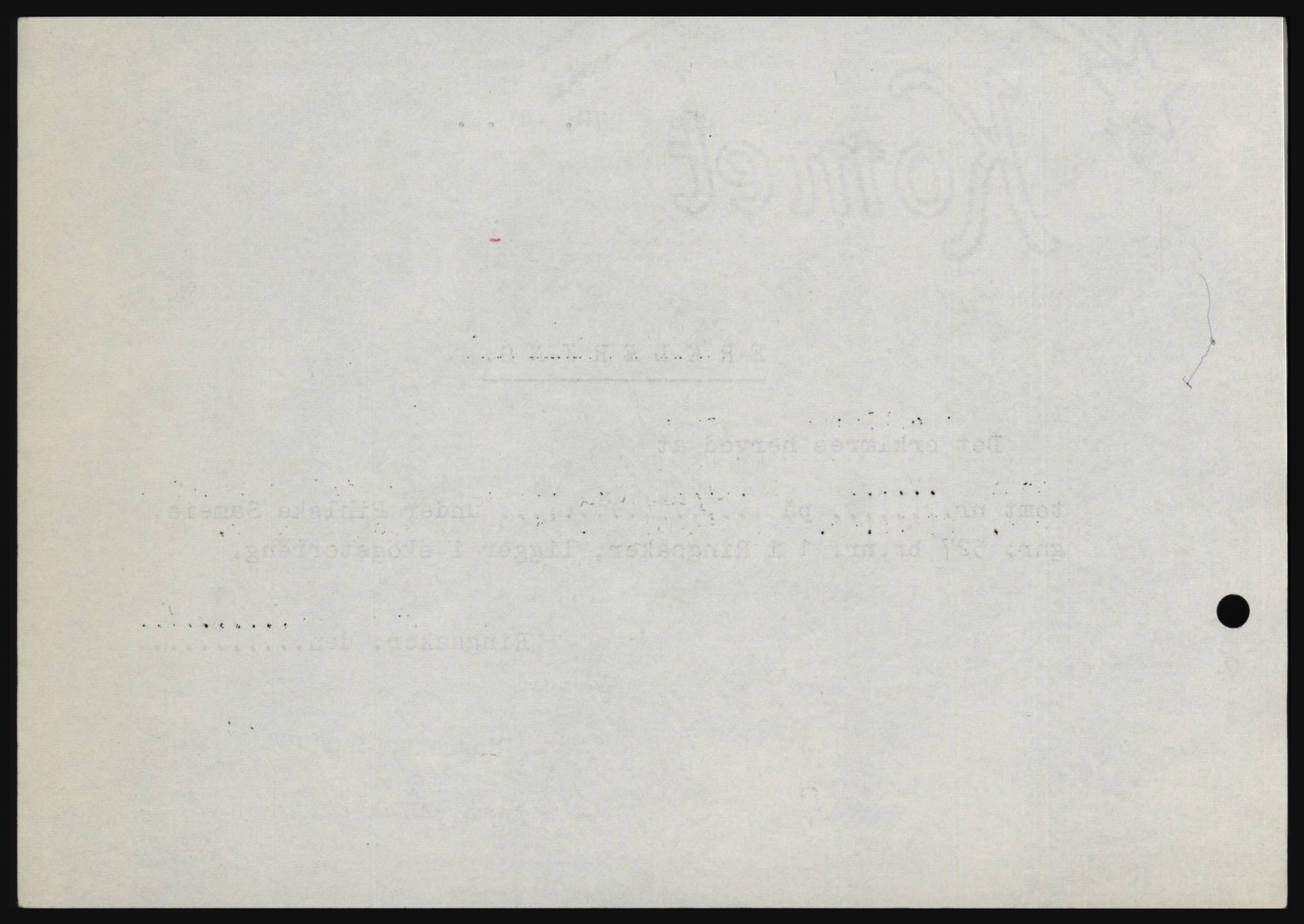 Nord-Hedmark sorenskriveri, SAH/TING-012/H/Hc/L0033: Mortgage book no. 33, 1970-1970, Diary no: : 856/1970