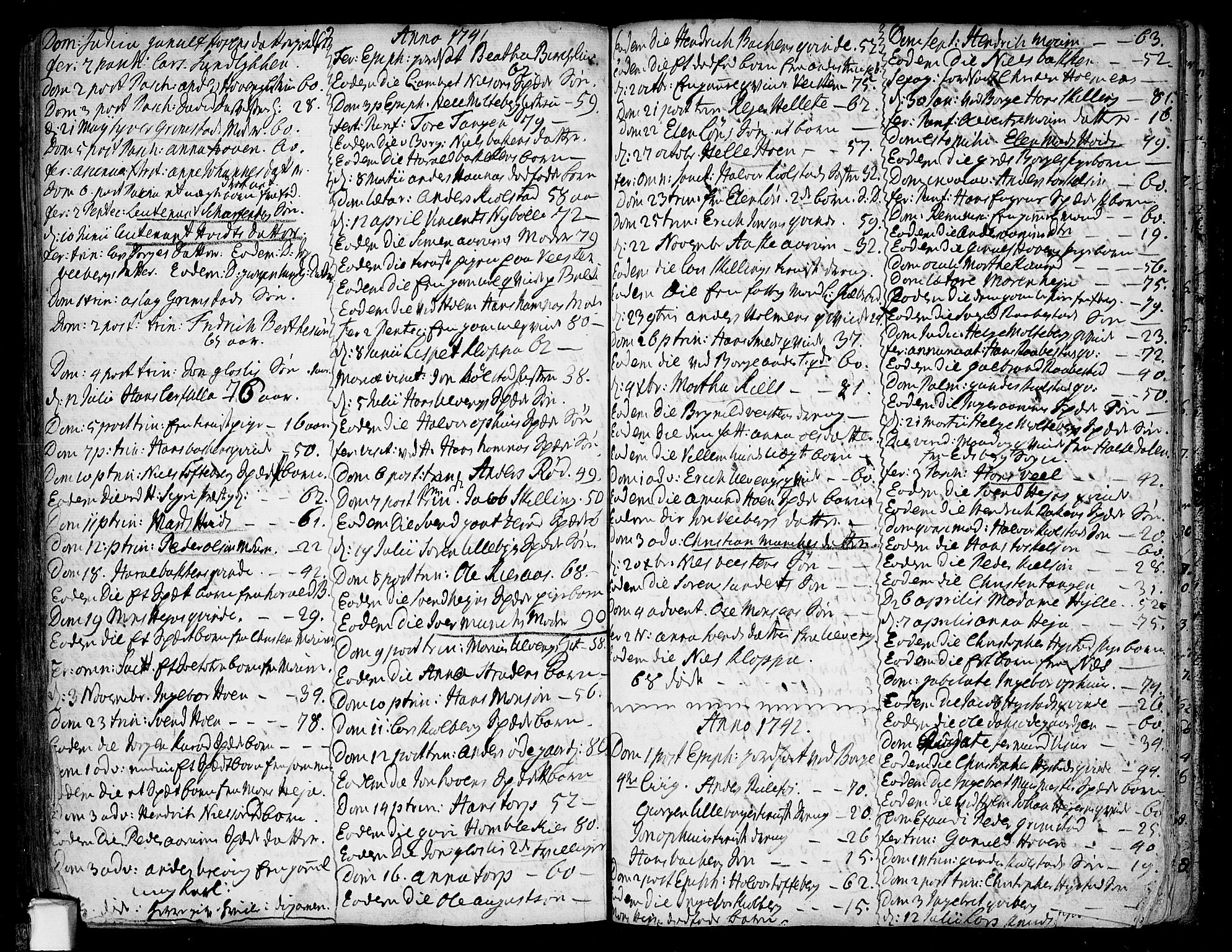 Borge prestekontor Kirkebøker, AV/SAO-A-10903/F/Fa/L0001: Parish register (official) no. I 1, 1723-1792