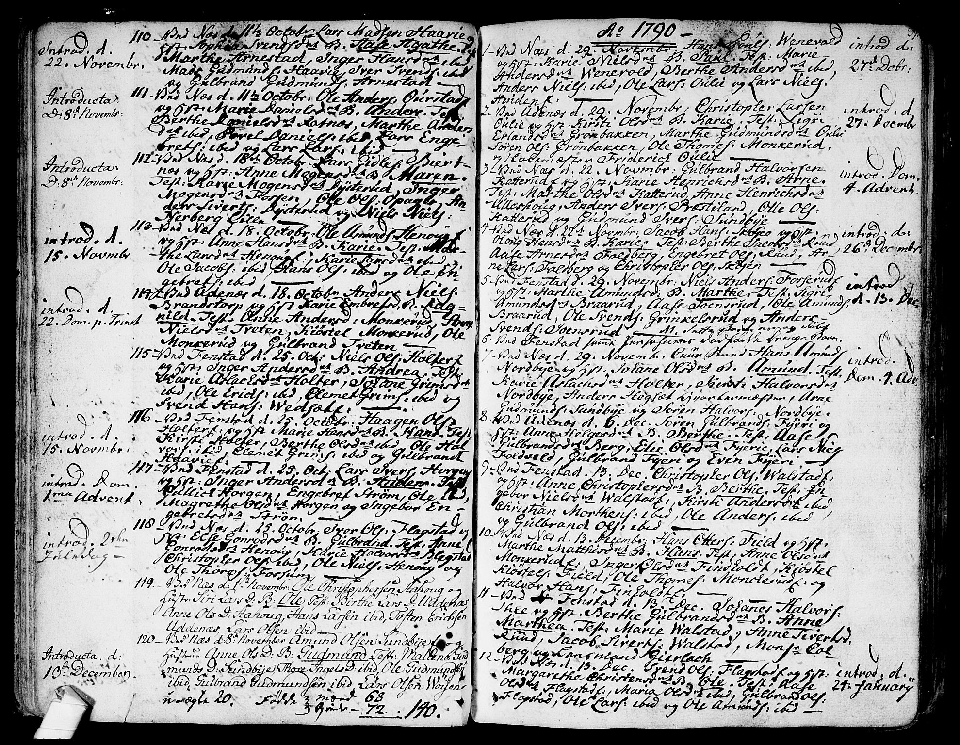 Nes prestekontor Kirkebøker, AV/SAO-A-10410/F/Fa/L0004: Parish register (official) no. I 4, 1781-1816, p. 39