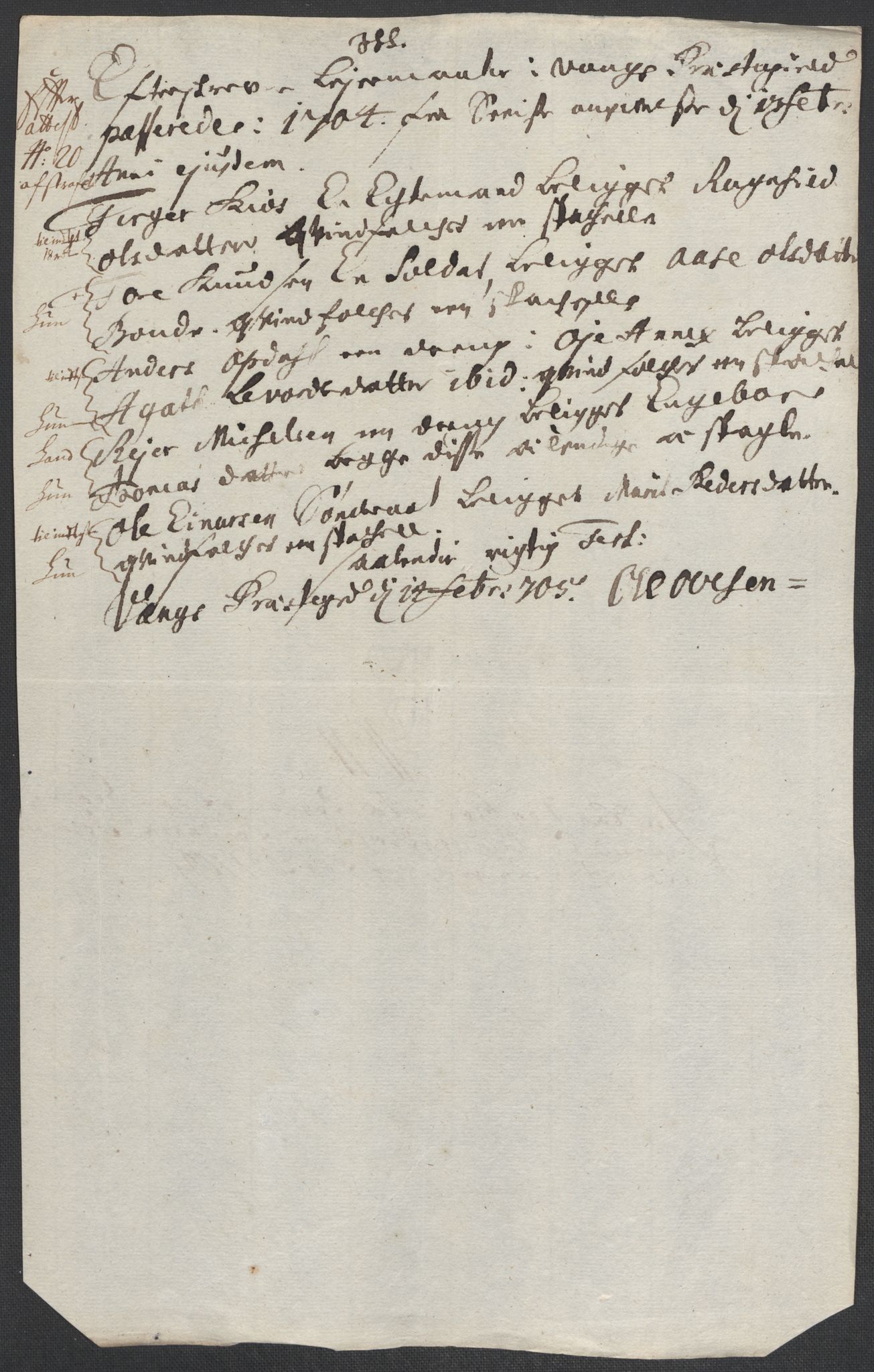 Rentekammeret inntil 1814, Reviderte regnskaper, Fogderegnskap, AV/RA-EA-4092/R18/L1302: Fogderegnskap Hadeland, Toten og Valdres, 1704, p. 81