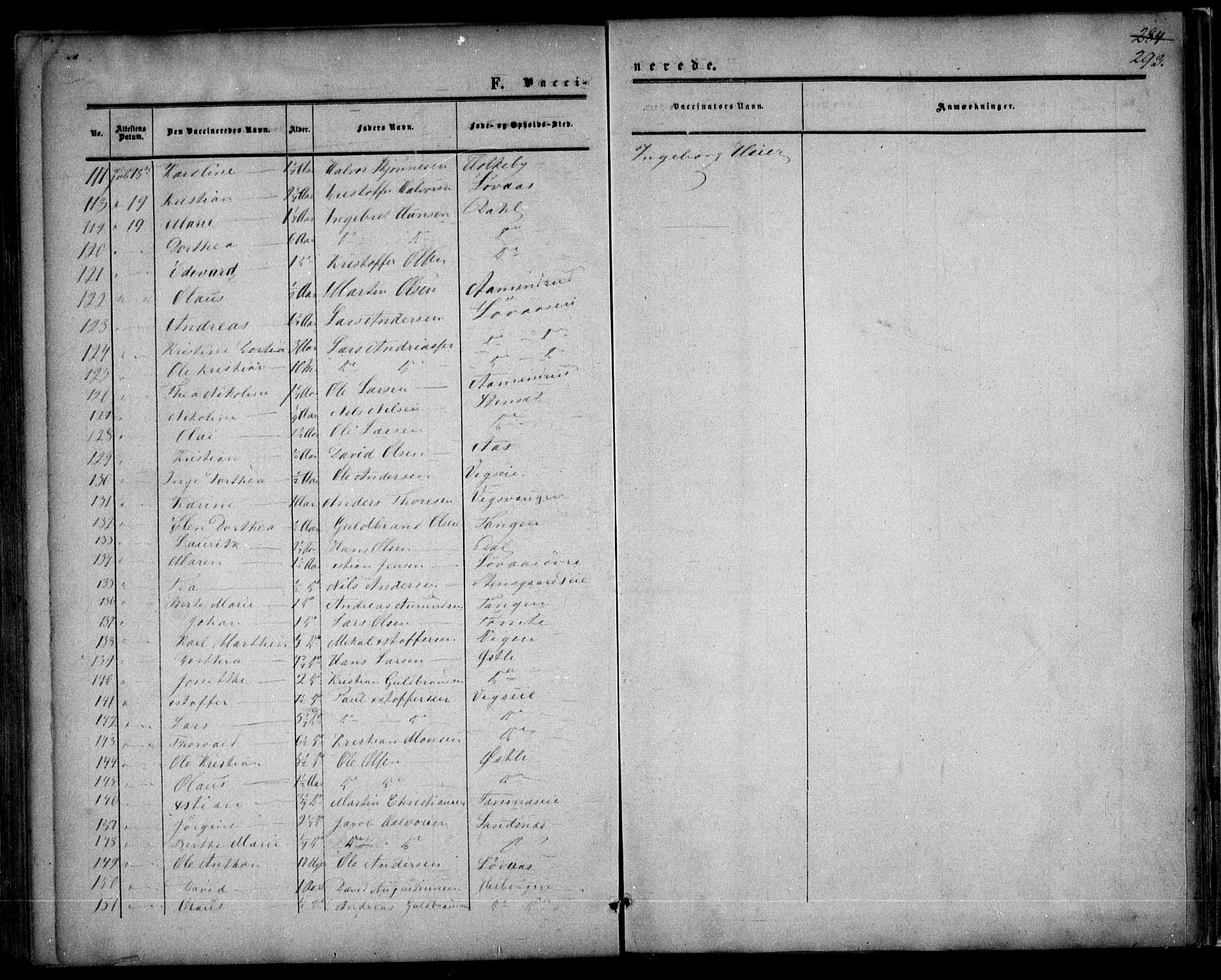 Nannestad prestekontor Kirkebøker, AV/SAO-A-10414a/F/Fa/L0012: Parish register (official) no. I 12, 1860-1872, p. 293