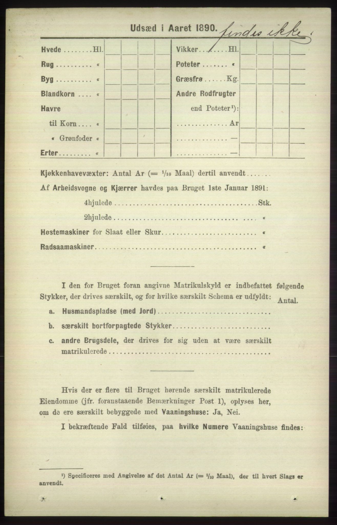 RA, 1891 census for 1251 Bruvik, 1891, p. 4401