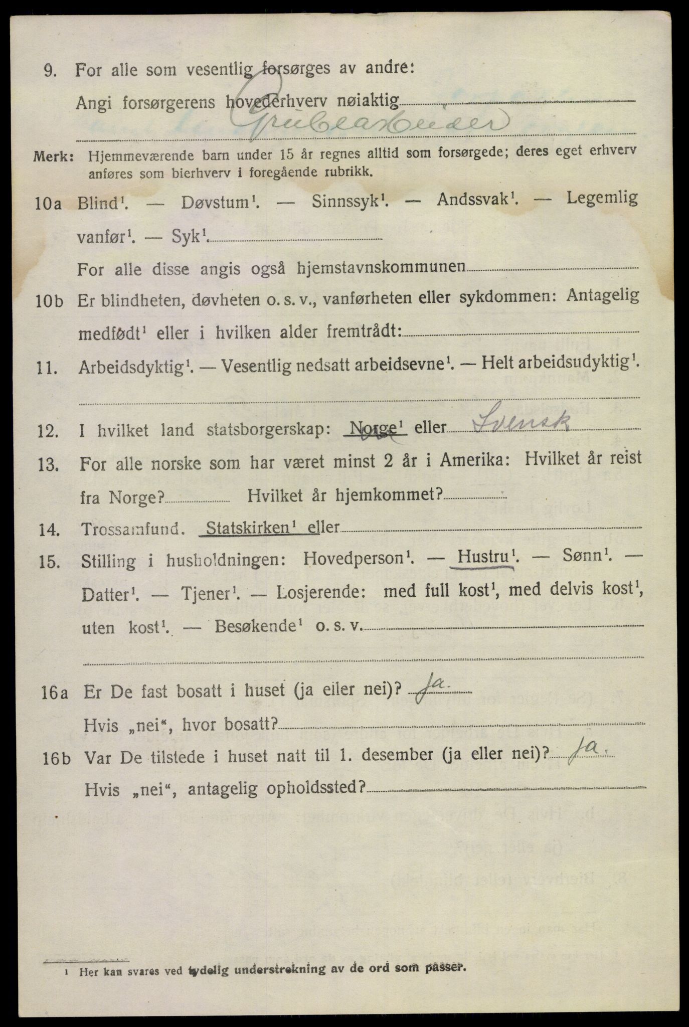 SAKO, 1920 census for Hovin, 1920, p. 1732