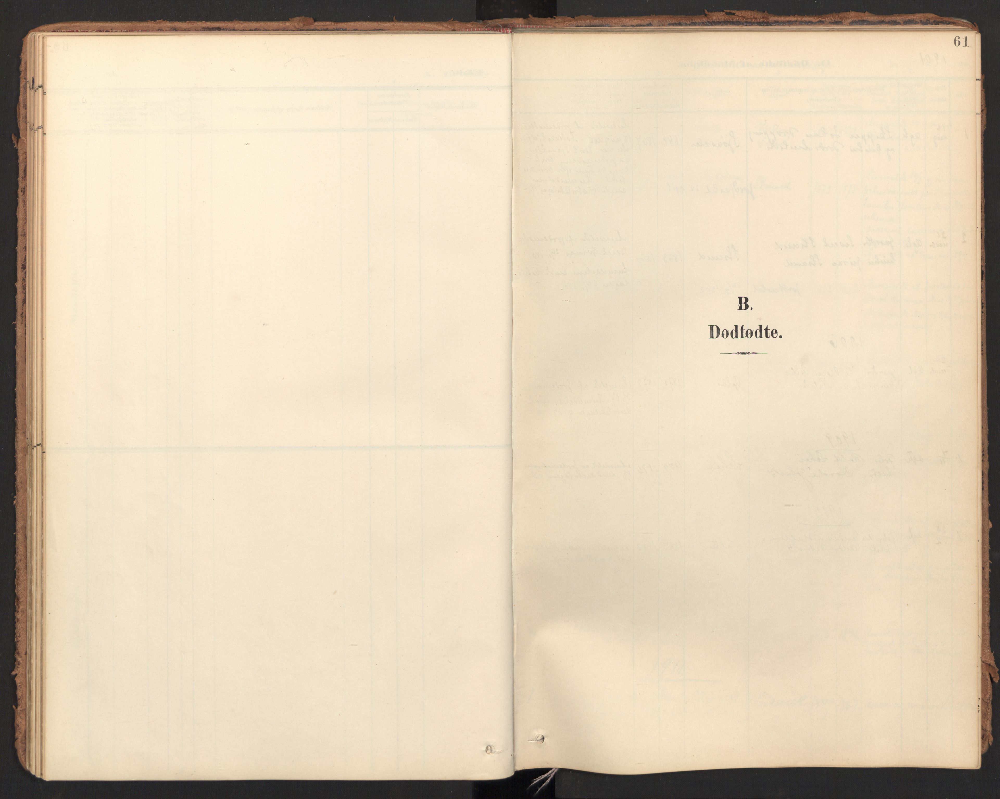 Ministerialprotokoller, klokkerbøker og fødselsregistre - Møre og Romsdal, AV/SAT-A-1454/596/L1057: Parish register (official) no. 596A02, 1900-1917, p. 61