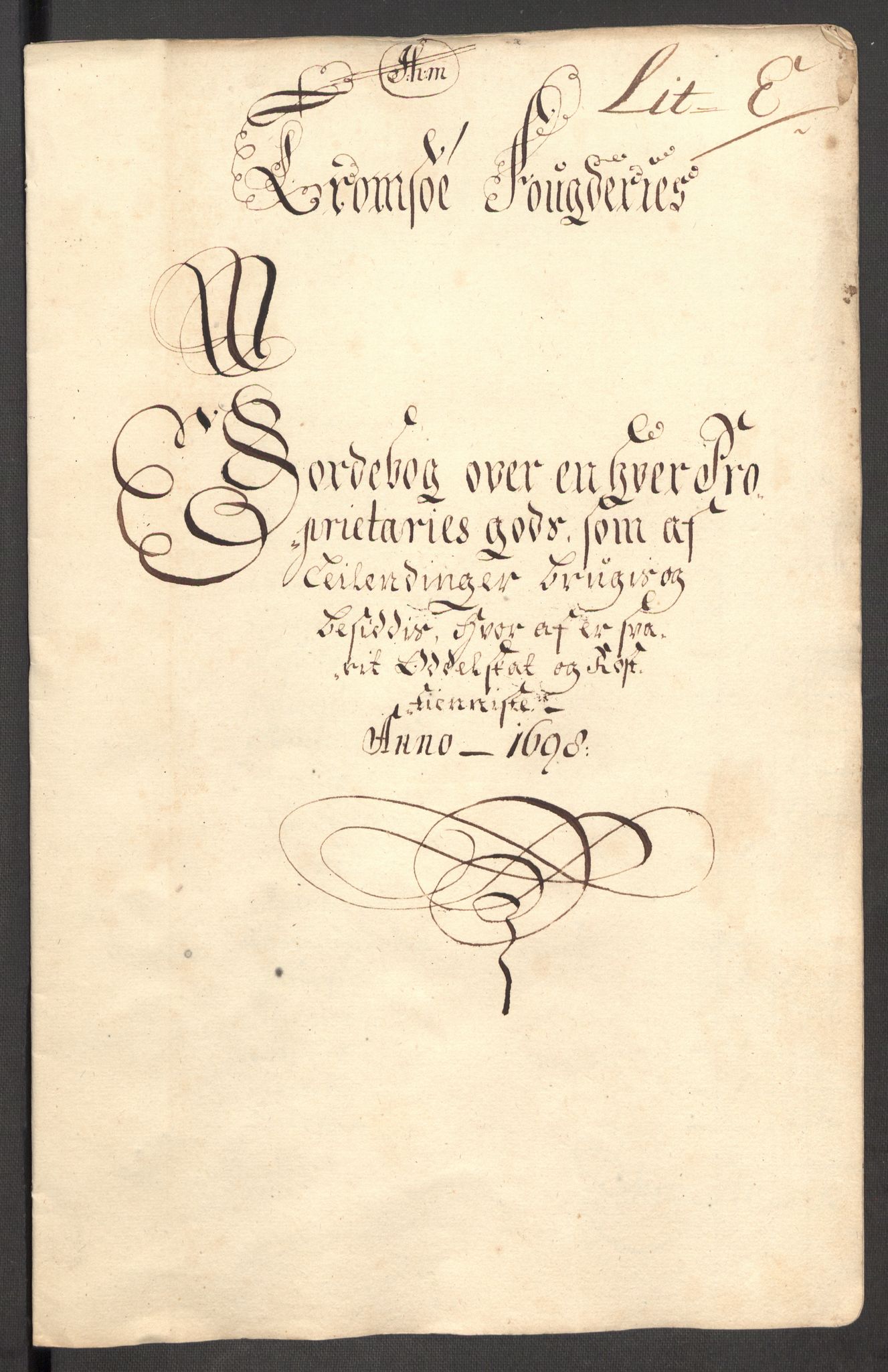 Rentekammeret inntil 1814, Reviderte regnskaper, Fogderegnskap, AV/RA-EA-4092/R68/L4754: Fogderegnskap Senja og Troms, 1697-1699, p. 191