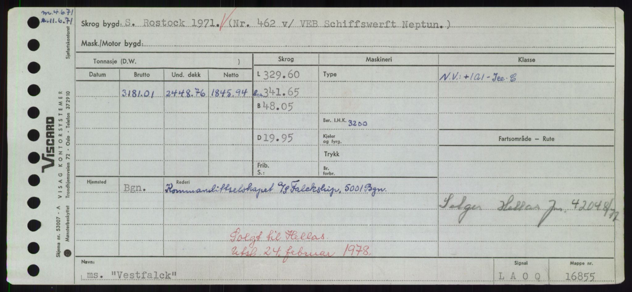 Sjøfartsdirektoratet med forløpere, Skipsmålingen, RA/S-1627/H/Hd/L0040: Fartøy, U-Ve, p. 703