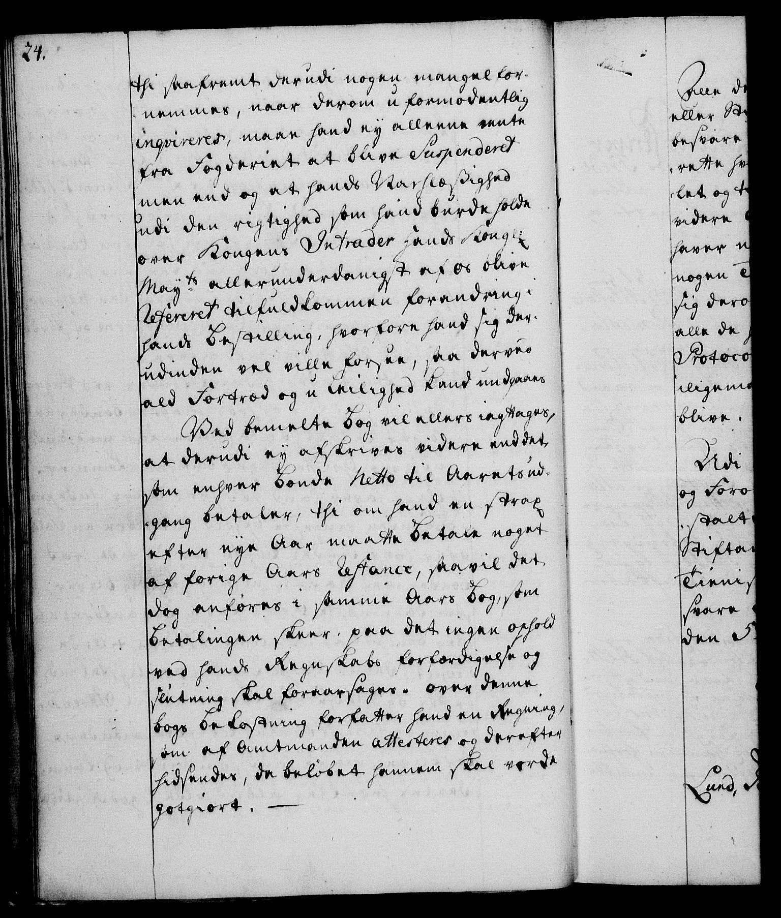 Rentekammeret, Kammerkanselliet, RA/EA-3111/G/Gg/Ggi/L0003: Norsk instruksjonsprotokoll med register (merket RK 53.36), 1751-1775, p. 24