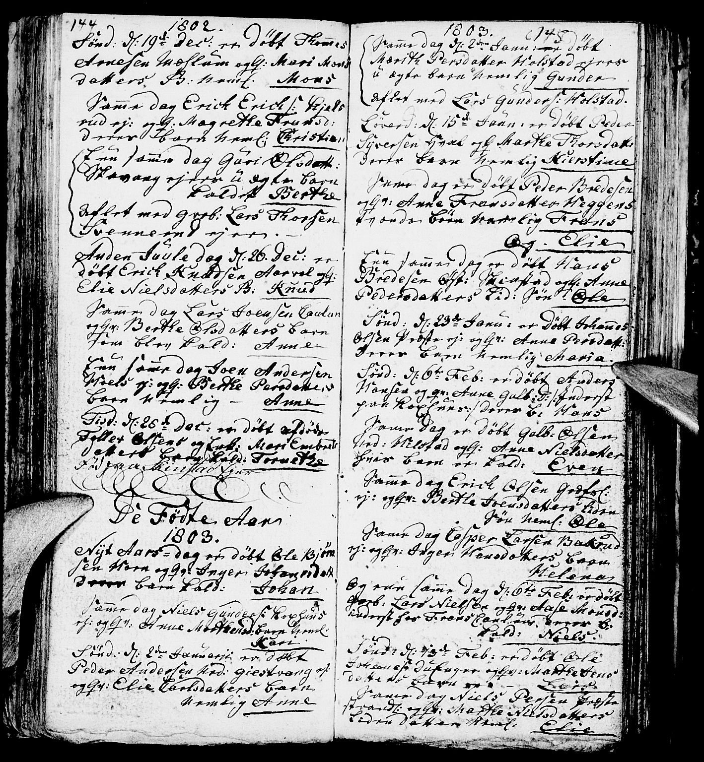 Nes prestekontor, Hedmark, AV/SAH-PREST-020/L/La/L0002: Parish register (copy) no. 2, 1785-1813, p. 144-145