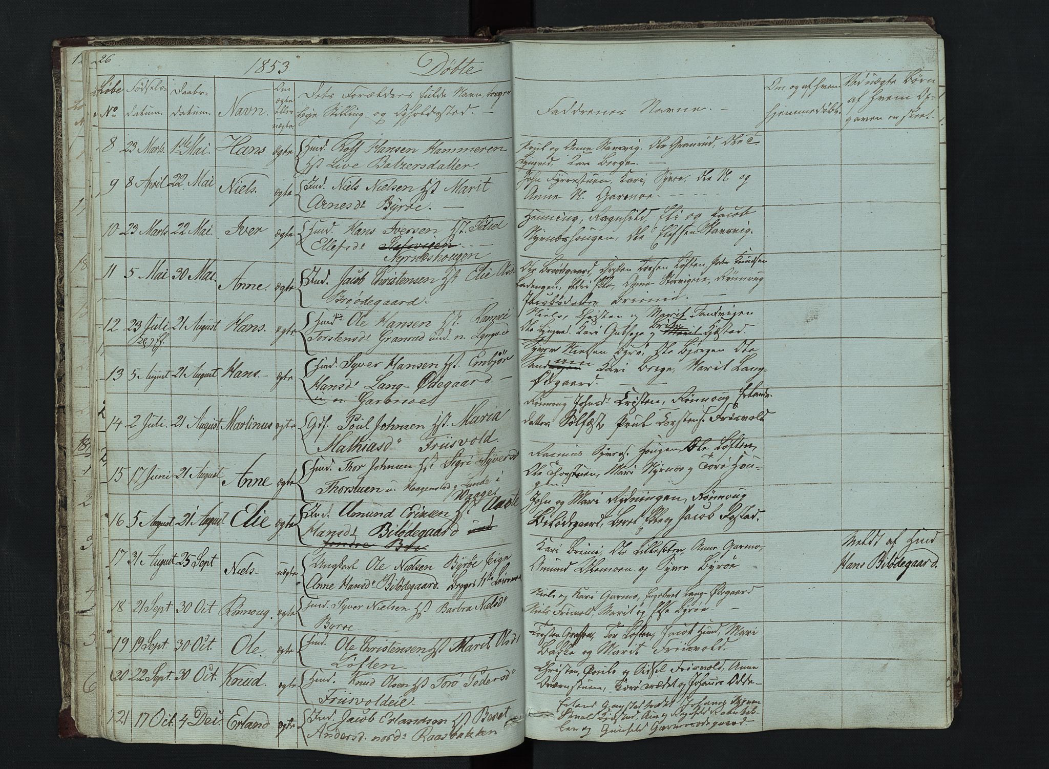 Lom prestekontor, SAH/PREST-070/L/L0014: Parish register (copy) no. 14, 1845-1876, p. 26-27