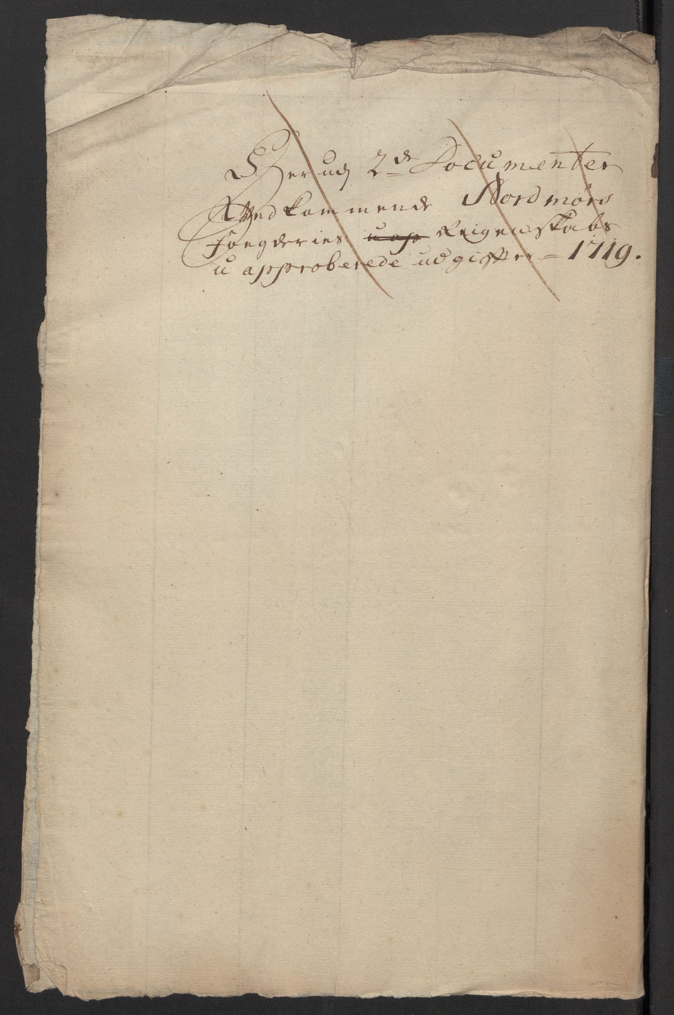 Rentekammeret inntil 1814, Reviderte regnskaper, Fogderegnskap, RA/EA-4092/R56/L3752: Fogderegnskap Nordmøre, 1719, p. 345