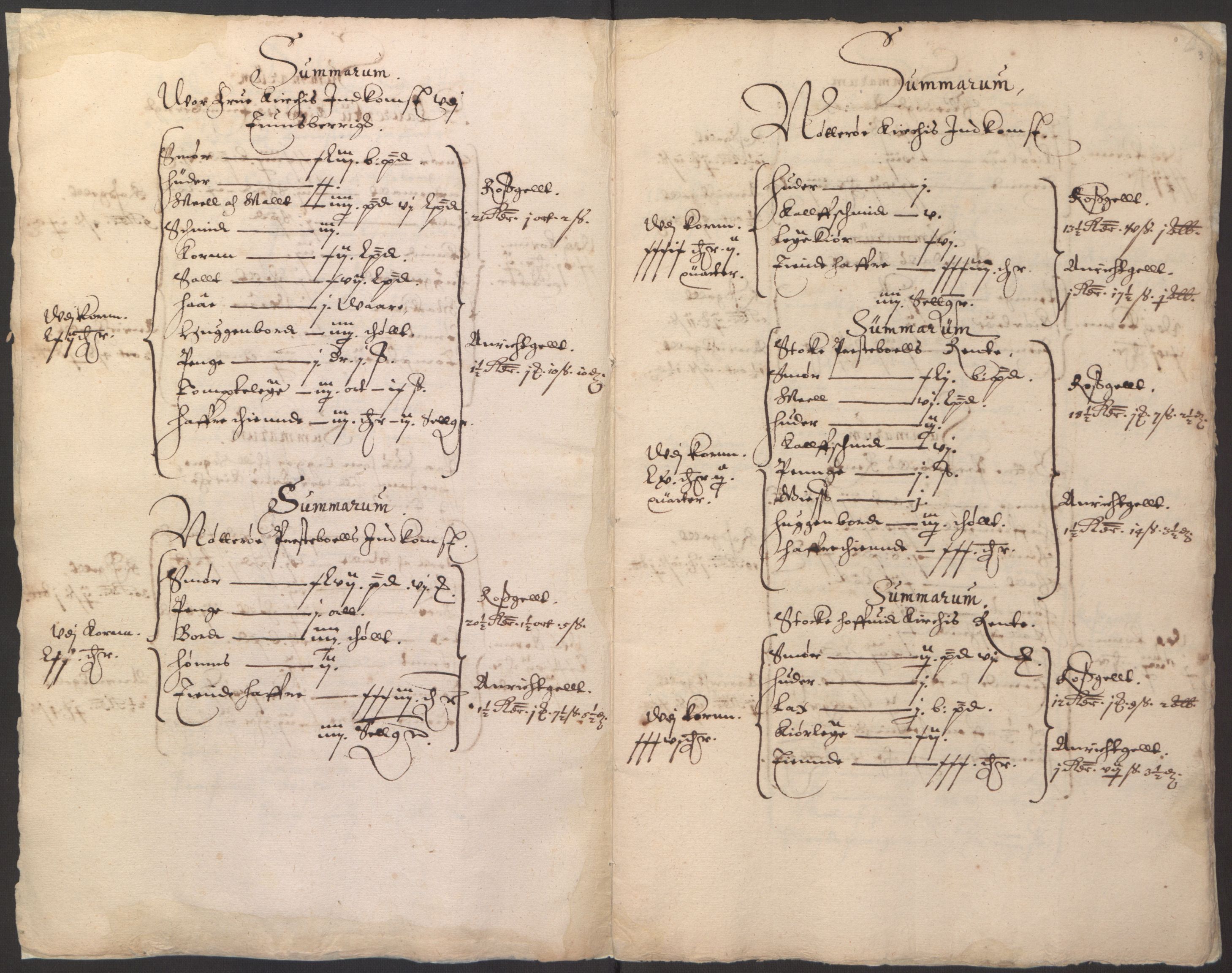 Stattholderembetet 1572-1771, AV/RA-EA-2870/Ek/L0014/0001: Jordebøker til utlikning av rosstjeneste 1624-1626: / Kirke- og prestebolsinntekter i Oslo og Hamar bispedømme, 1625-1626, p. 145