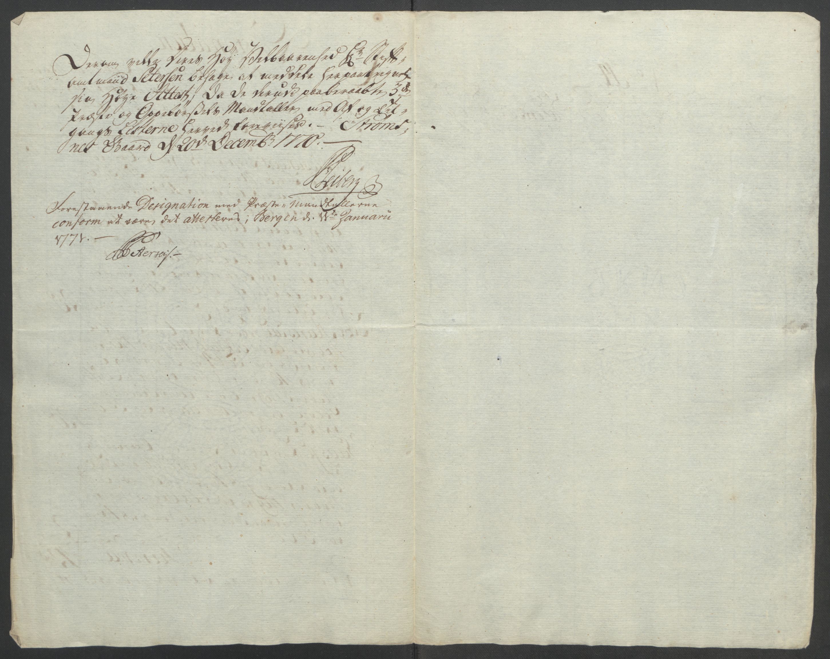 Rentekammeret inntil 1814, Reviderte regnskaper, Fogderegnskap, RA/EA-4092/R51/L3303: Ekstraskatten Nordhordland og Voss, 1762-1772, p. 383