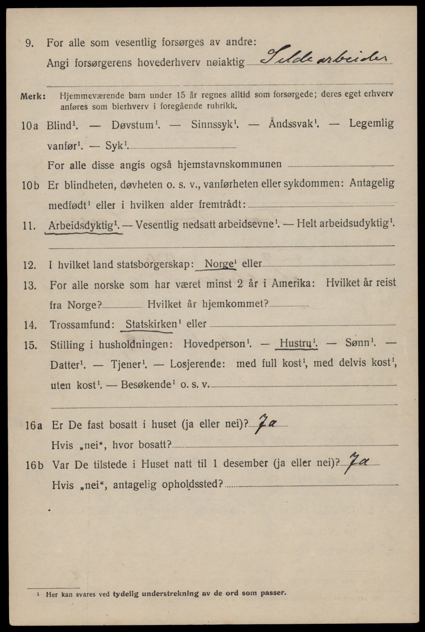 SAST, 1920 census for Haugesund, 1920, p. 29662