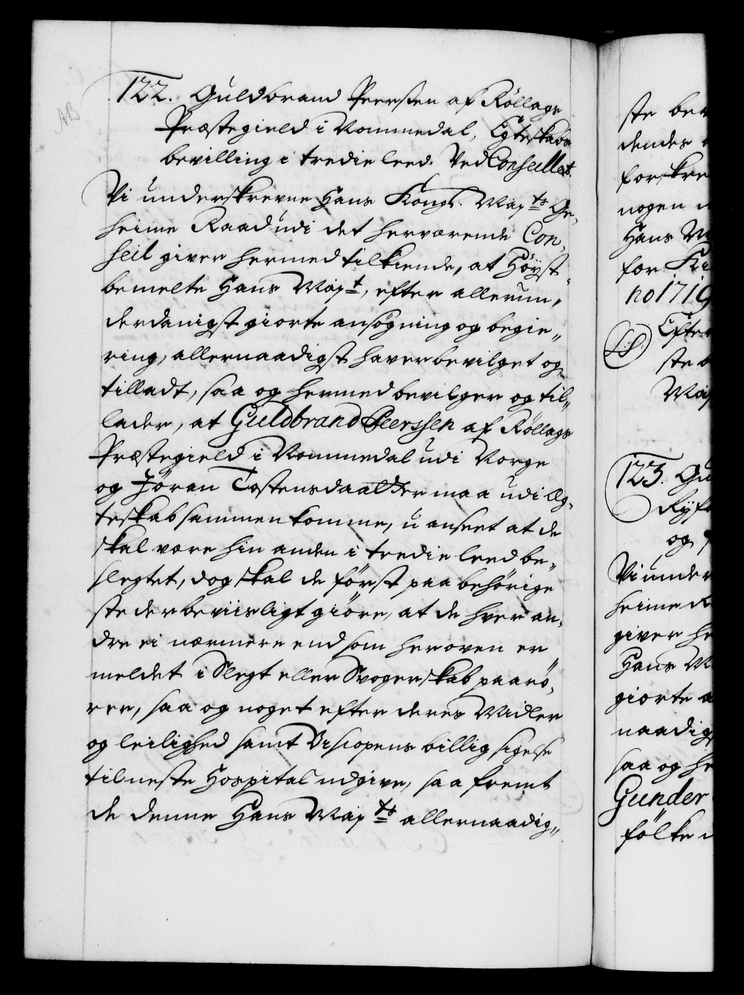 Danske Kanselli 1572-1799, AV/RA-EA-3023/F/Fc/Fca/Fcaa/L0022: Norske registre, 1716-1719, p. 526b