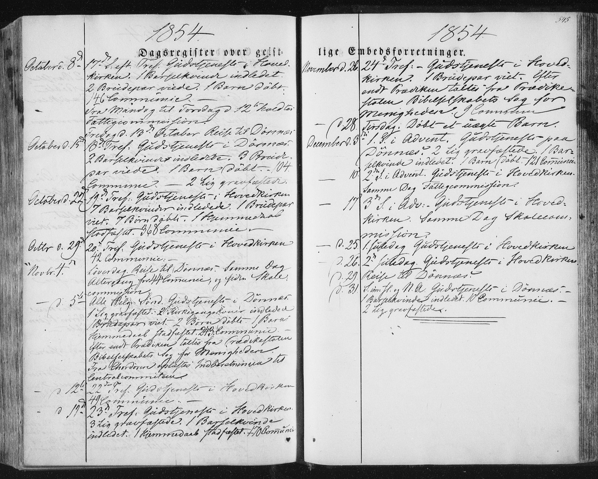 Ministerialprotokoller, klokkerbøker og fødselsregistre - Nordland, AV/SAT-A-1459/838/L0549: Parish register (official) no. 838A07, 1840-1854, p. 545