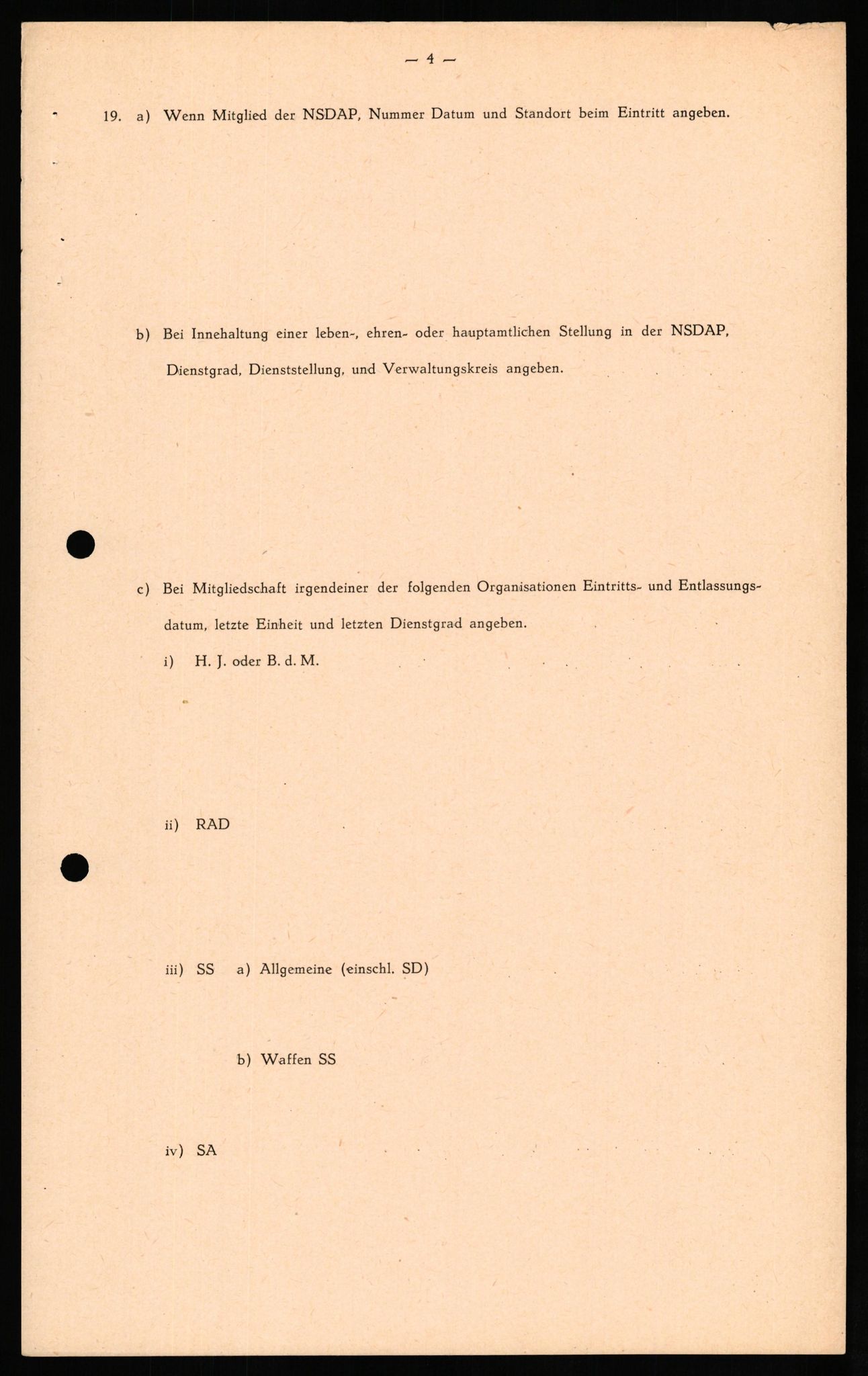 Forsvaret, Forsvarets overkommando II, RA/RAFA-3915/D/Db/L0029: CI Questionaires. Tyske okkupasjonsstyrker i Norge. Tyskere., 1945-1946, p. 306