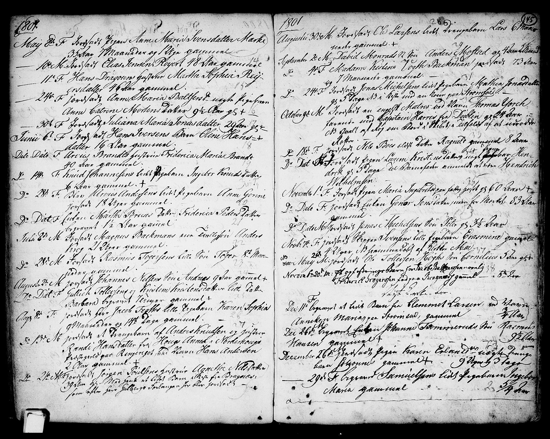 Strømsø kirkebøker, AV/SAKO-A-246/F/Fb/L0002: Parish register (official) no. II 2, 1739-1814, p. 145