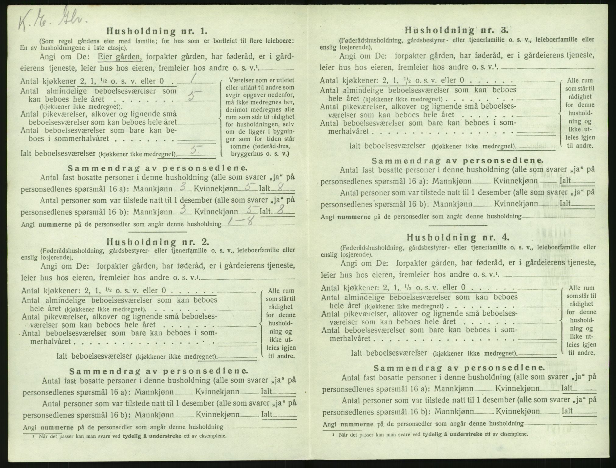 SAKO, 1920 census for Lardal, 1920, p. 666