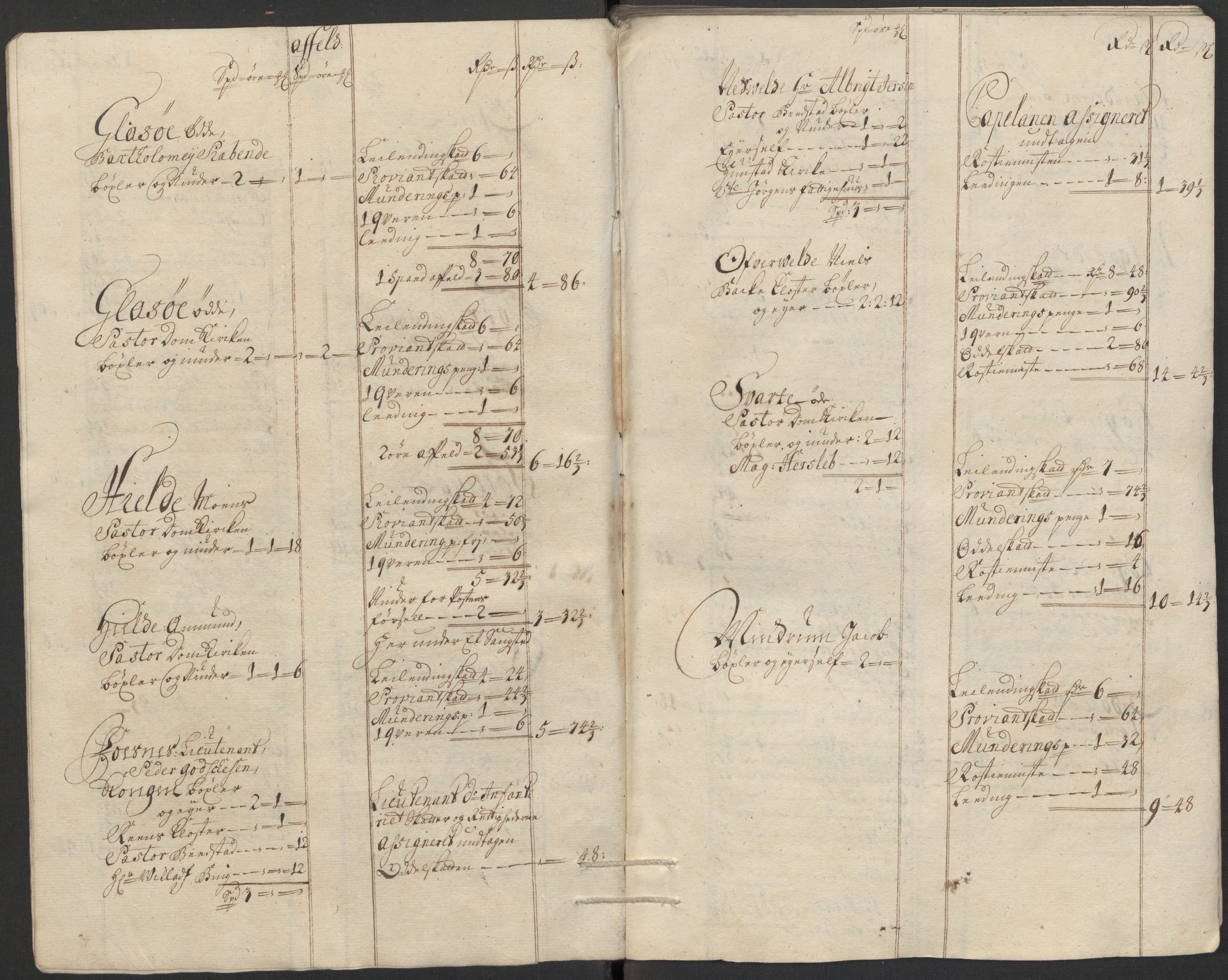 Rentekammeret inntil 1814, Reviderte regnskaper, Fogderegnskap, RA/EA-4092/R63/L4317: Fogderegnskap Inderøy, 1709, p. 31