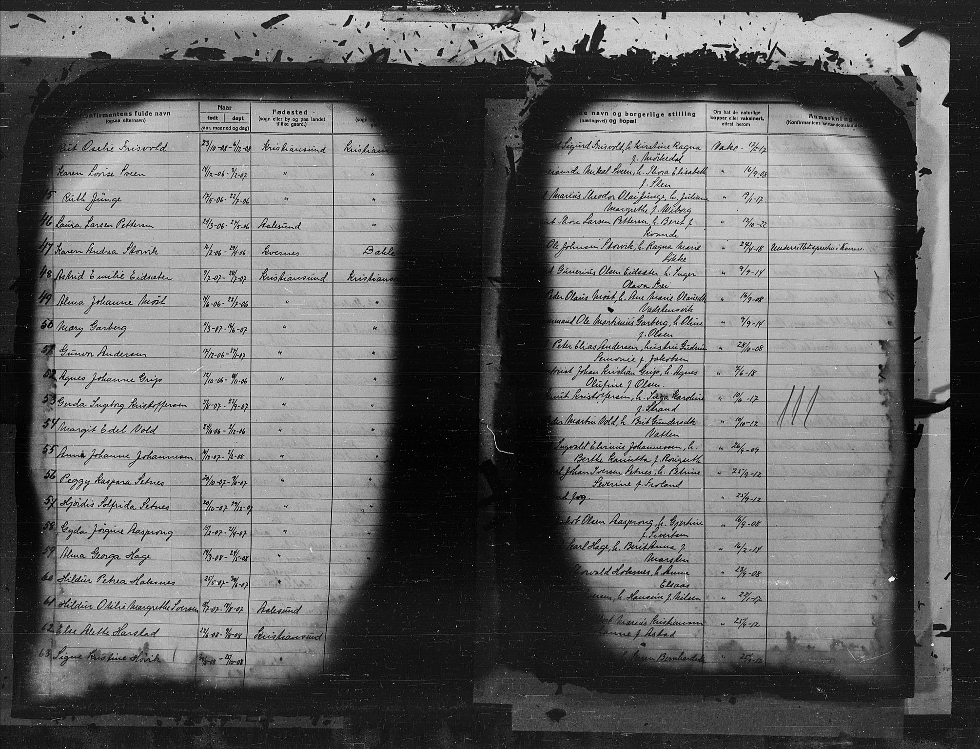Kristiansund sokneprestkontor, AV/SAT-A-1068/1/I/I1: Parish register (official) no. 7c, 1914-1925, p. 111