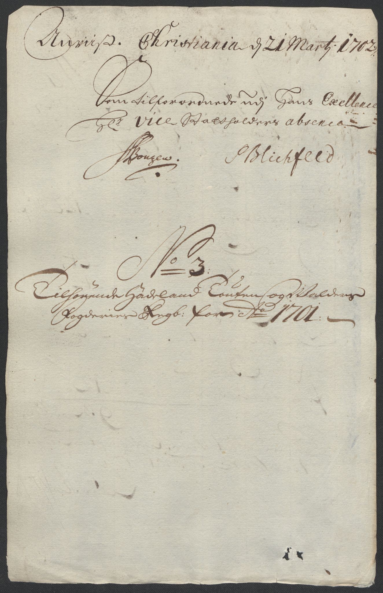 Rentekammeret inntil 1814, Reviderte regnskaper, Fogderegnskap, AV/RA-EA-4092/R18/L1299: Fogderegnskap Hadeland, Toten og Valdres, 1701, p. 323