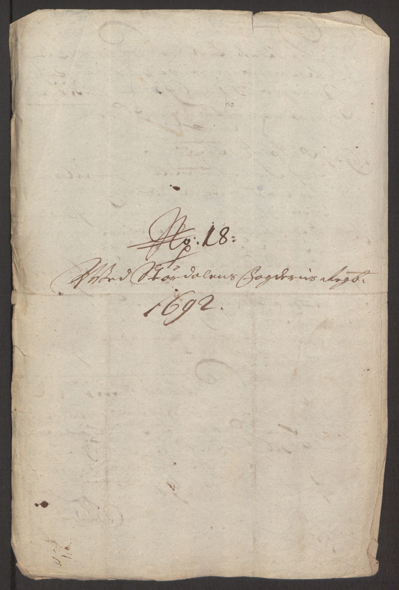 Rentekammeret inntil 1814, Reviderte regnskaper, Fogderegnskap, RA/EA-4092/R62/L4185: Fogderegnskap Stjørdal og Verdal, 1692, p. 332