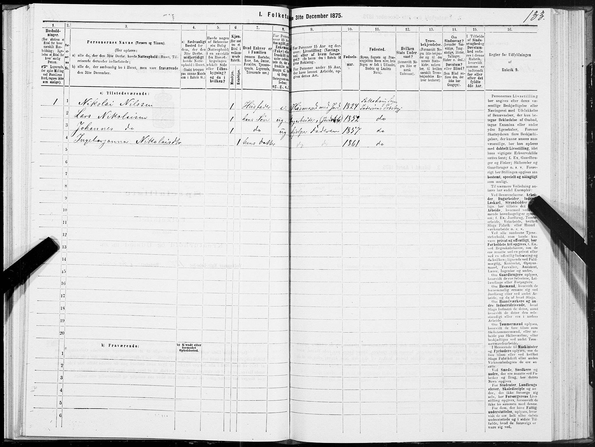 SAT, 1875 census for 1729P Inderøy, 1875, p. 3133