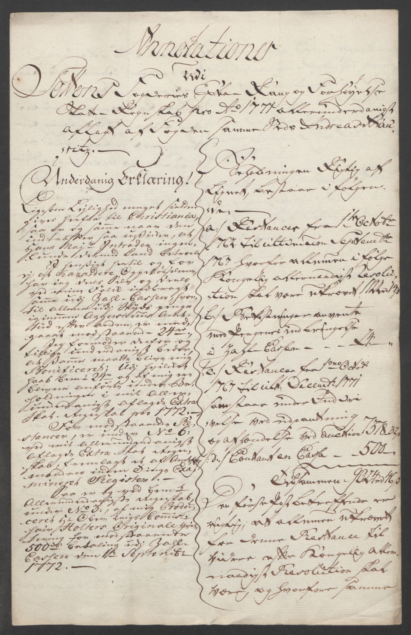 Rentekammeret inntil 1814, Reviderte regnskaper, Fogderegnskap, AV/RA-EA-4092/R19/L1399: Fogderegnskap Toten, Hadeland og Vardal, 1762-1783, p. 251