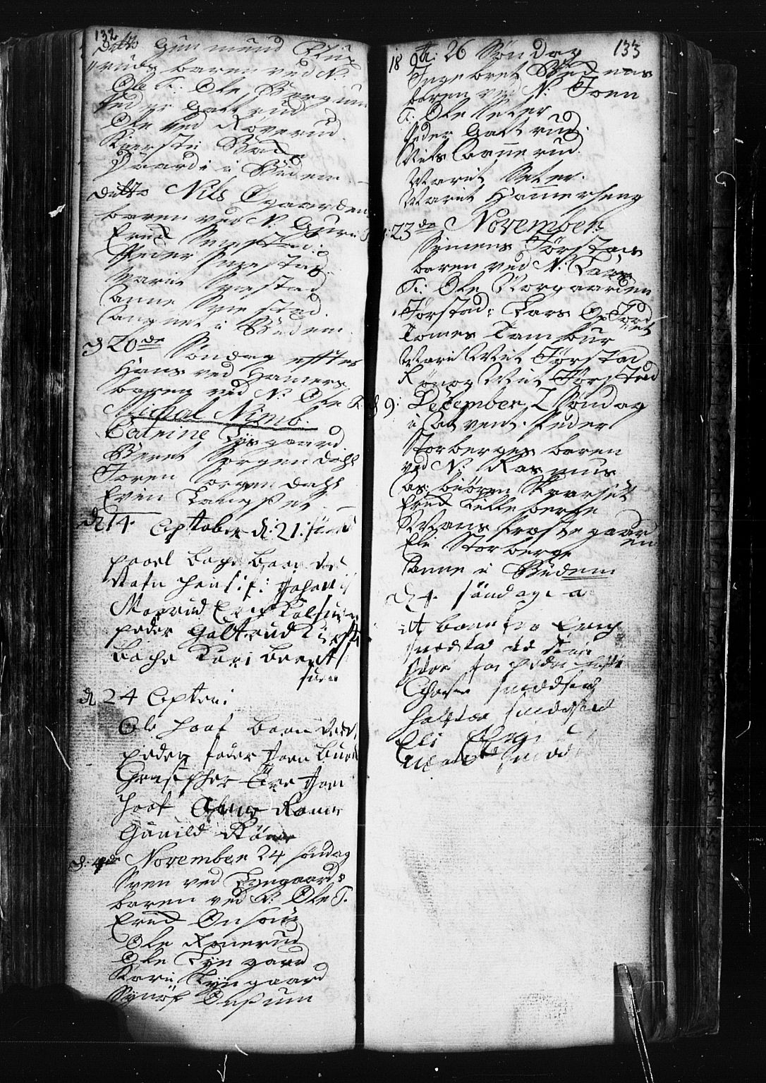 Fåberg prestekontor, AV/SAH-PREST-086/H/Ha/Hab/L0001: Parish register (copy) no. 1, 1727-1767, p. 132-133