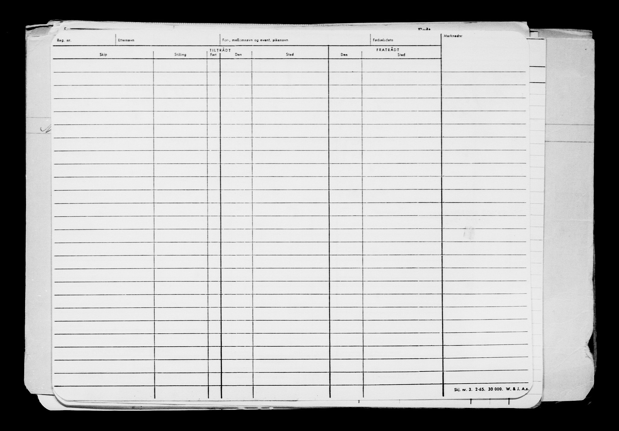 Direktoratet for sjømenn, AV/RA-S-3545/G/Gb/L0069: Hovedkort, 1907, p. 206