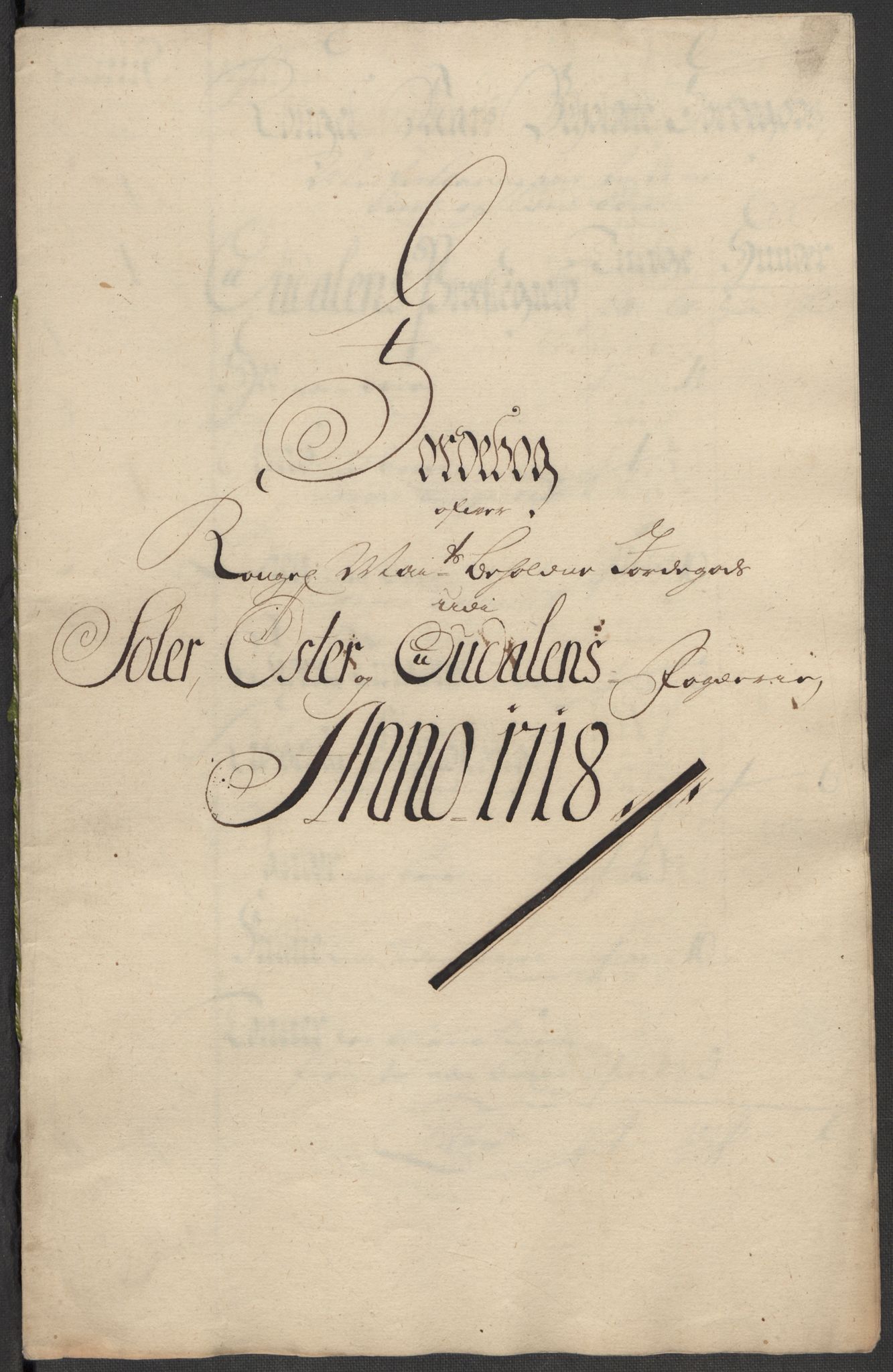 Rentekammeret inntil 1814, Reviderte regnskaper, Fogderegnskap, AV/RA-EA-4092/R13/L0857: Fogderegnskap Solør, Odal og Østerdal, 1718, p. 154