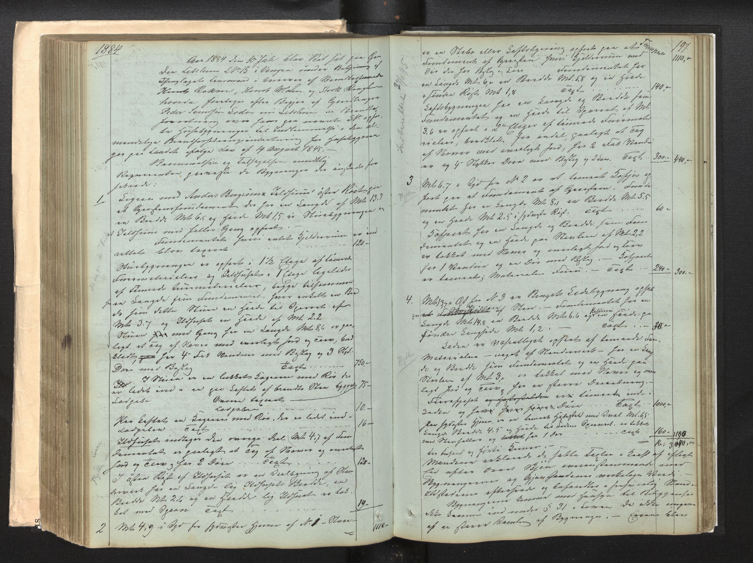 Lensmannen i Voss, AV/SAB-A-35801/0012/L0001: Branntakstprotokoll, 1846-1890, p. 196b-197a