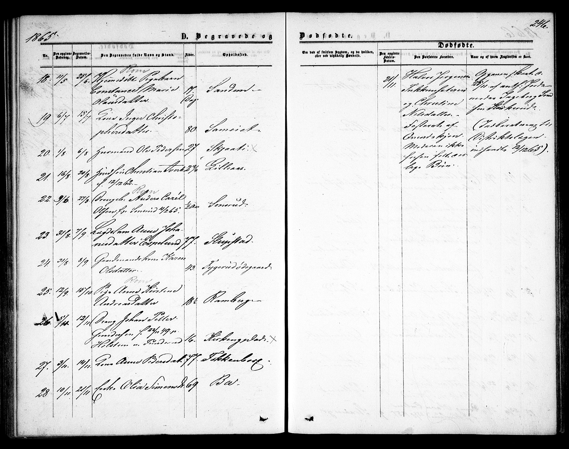 Rødenes prestekontor Kirkebøker, AV/SAO-A-2005/F/Fa/L0007: Parish register (official) no. I 7, 1860-1869, p. 246