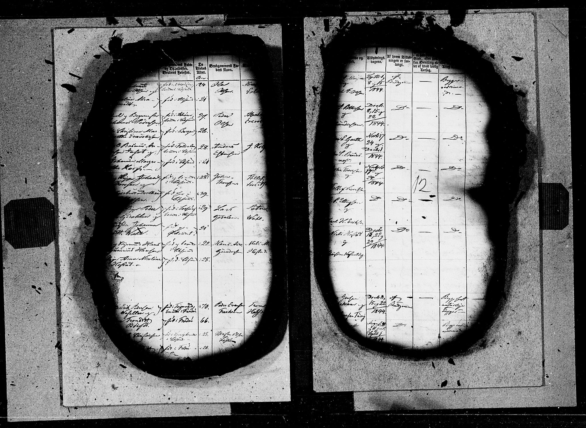 Ministerialprotokoller, klokkerbøker og fødselsregistre - Møre og Romsdal, AV/SAT-A-1454/572/L0844: Parish register (official) no. 572A07, 1842-1855, p. 12