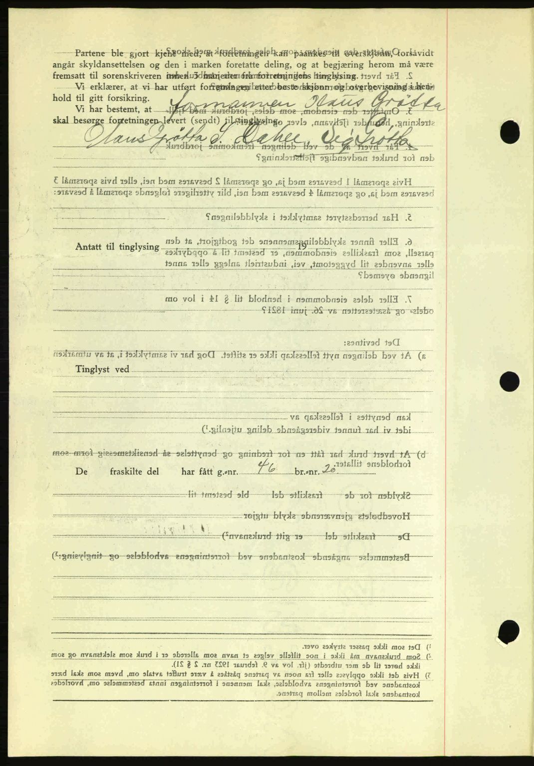 Romsdal sorenskriveri, AV/SAT-A-4149/1/2/2C: Mortgage book no. A11, 1941-1942, Diary no: : 2447/1941