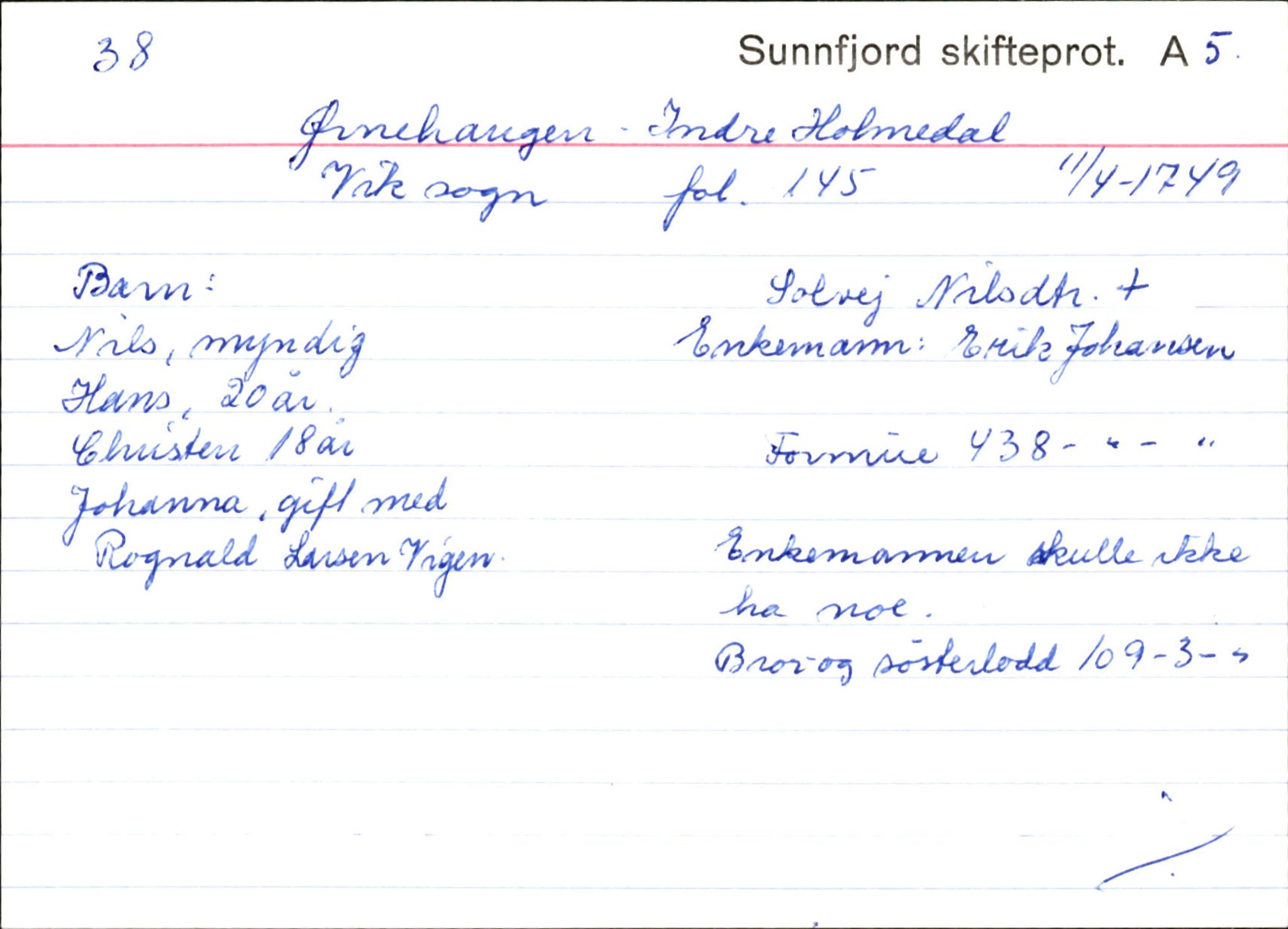 Skiftekort ved Statsarkivet i Bergen, SAB/SKIFTEKORT/003/L0003: Skifteprotokoll nr. 4-5, 1737-1751, p. 851