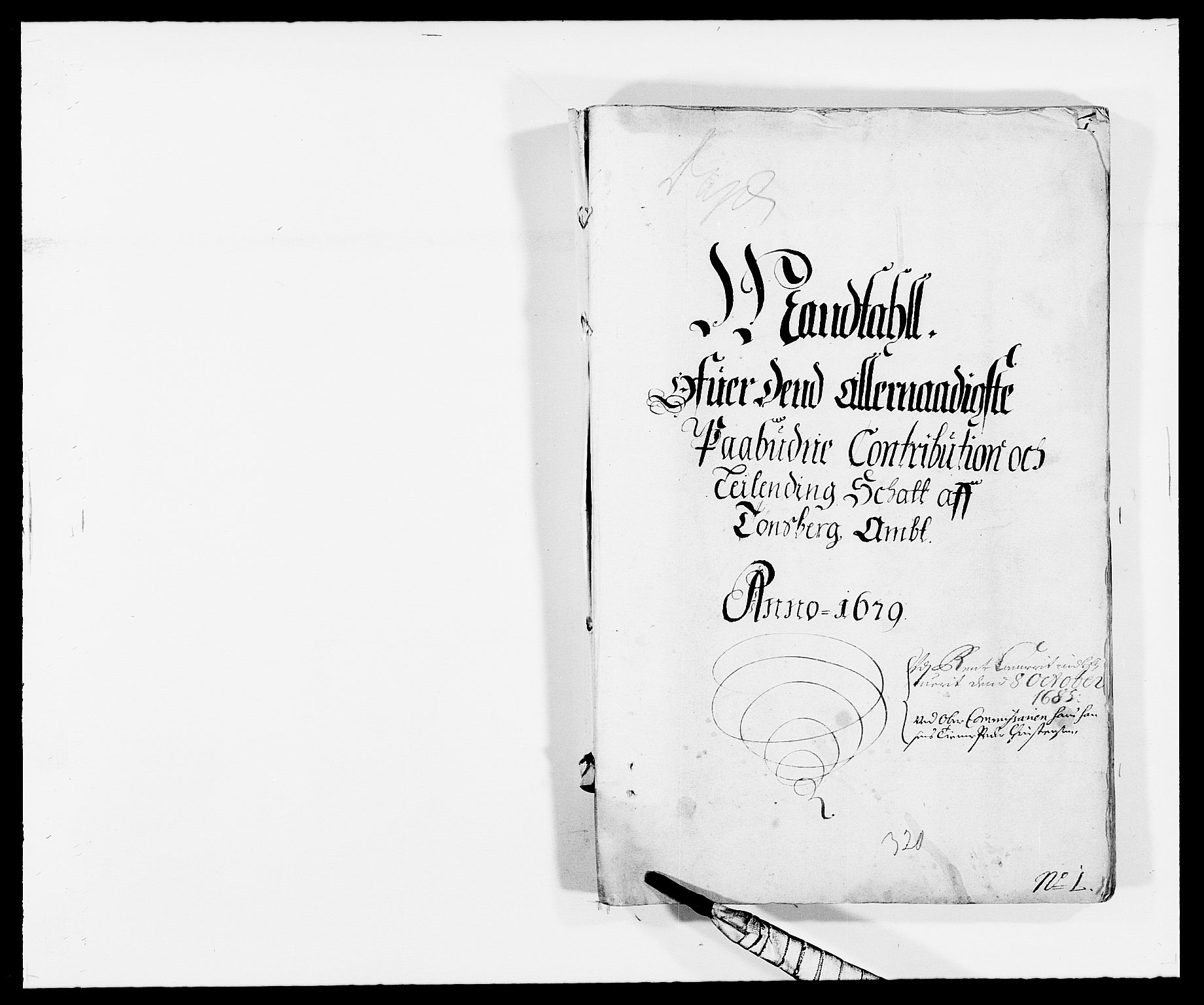 Rentekammeret inntil 1814, Reviderte regnskaper, Fogderegnskap, RA/EA-4092/R32/L1847: Fogderegnskap Jarlsberg grevskap, 1679-1680, p. 1