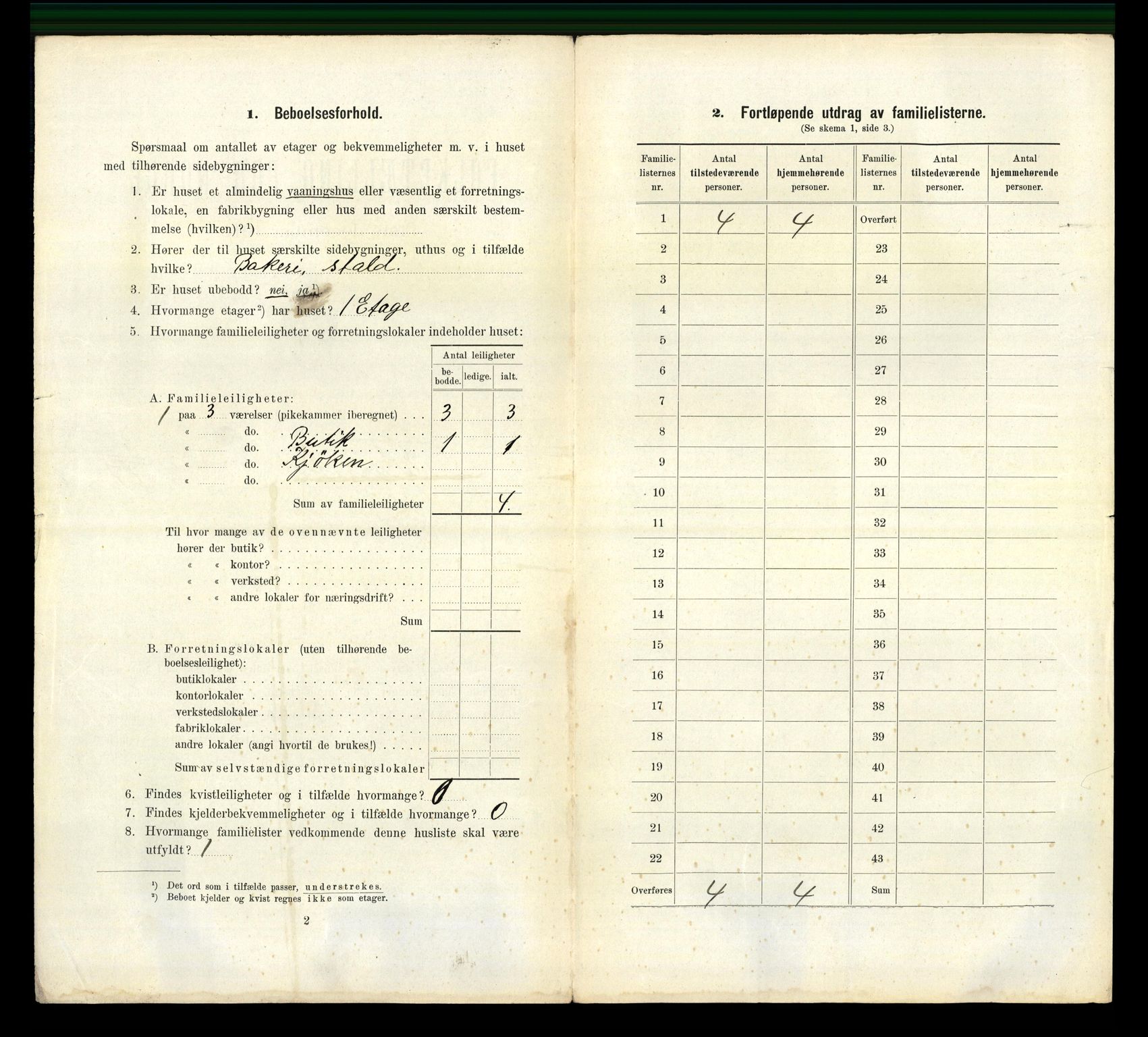 RA, 1910 census for Larvik, 1910, p. 5306