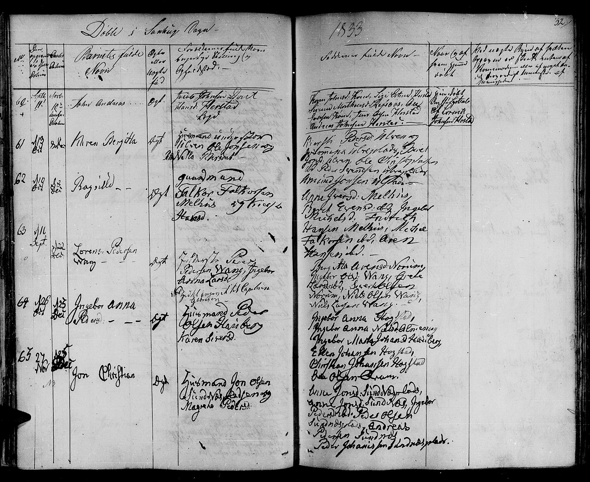 Ministerialprotokoller, klokkerbøker og fødselsregistre - Nord-Trøndelag, SAT/A-1458/730/L0277: Parish register (official) no. 730A06 /1, 1830-1839, p. 32