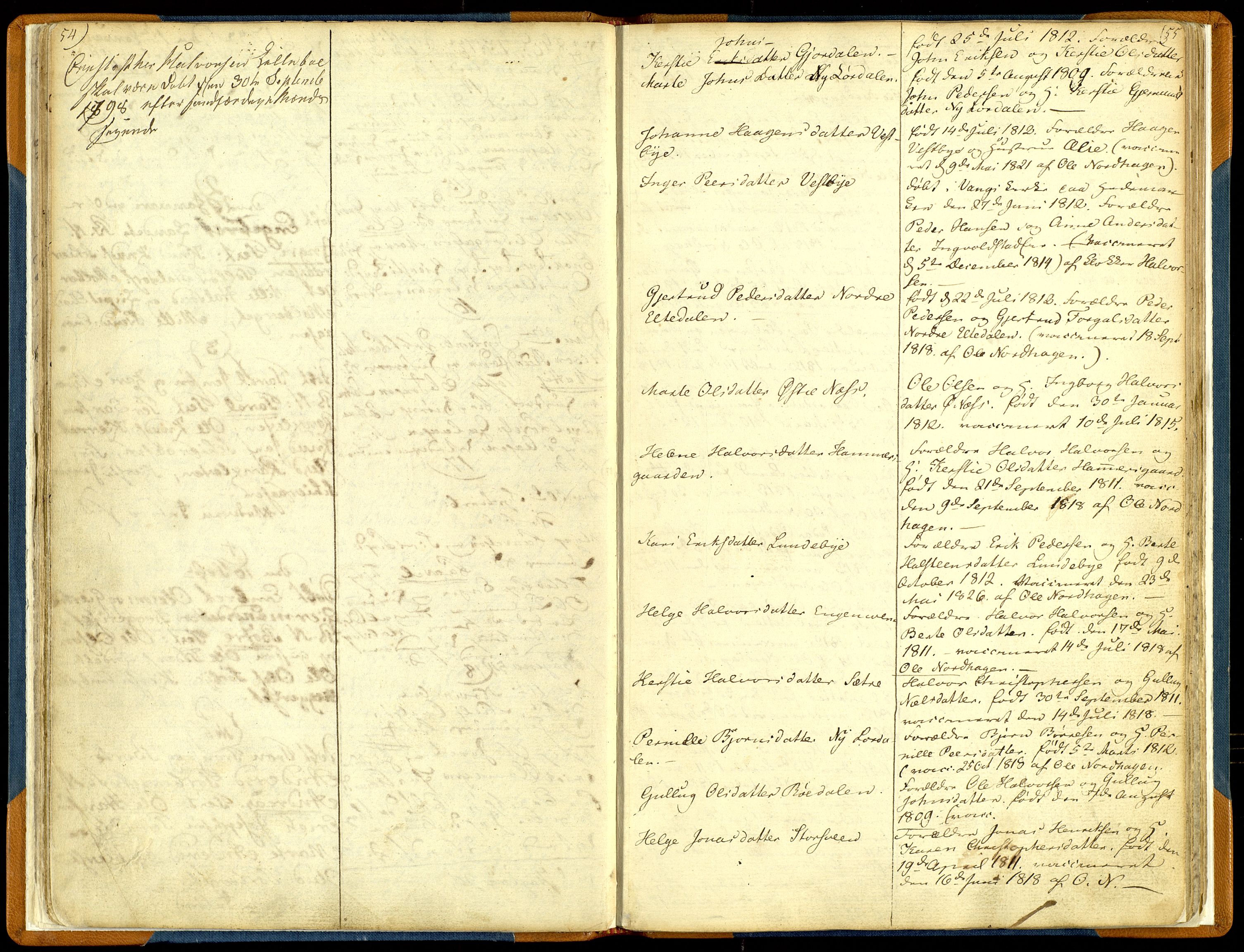 Trysil prestekontor, SAH/PREST-046/H/Ha/Haa/L0001: Parish register (official) no. 1, 1781-1800, p. 54-55