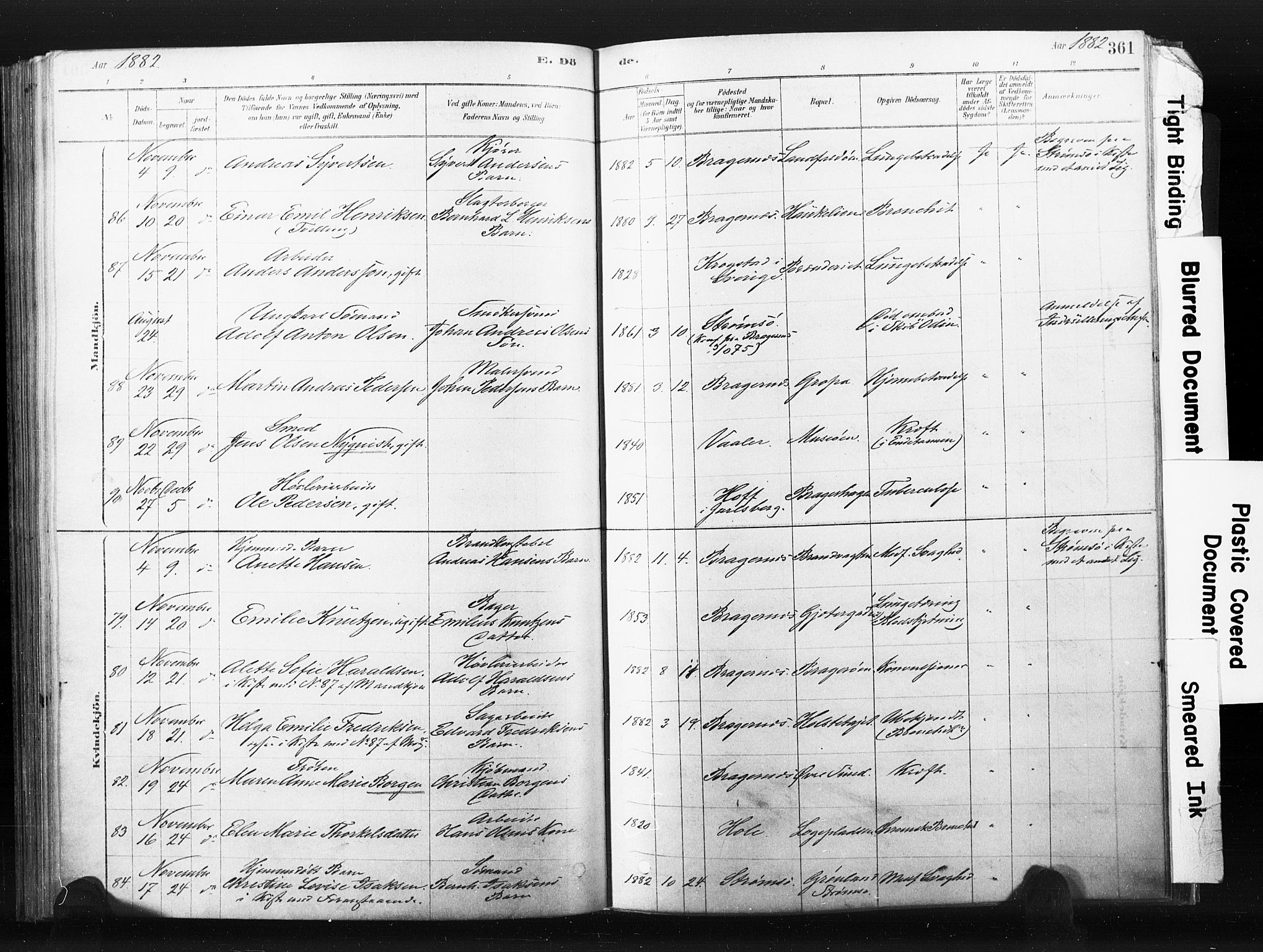 Bragernes kirkebøker, AV/SAKO-A-6/F/Fb/L0006b: Parish register (official) no. II 6B, 1878-1885, p. 361