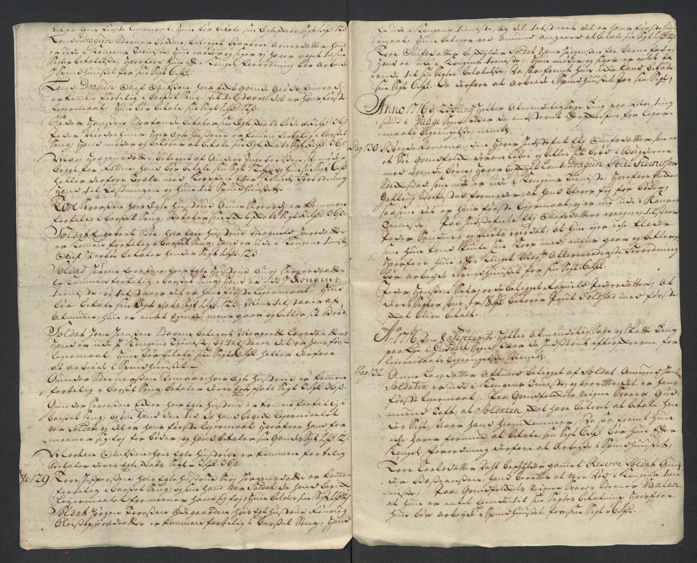 Rentekammeret inntil 1814, Reviderte regnskaper, Fogderegnskap, RA/EA-4092/R17/L1186: Fogderegnskap Gudbrandsdal, 1716, p. 143