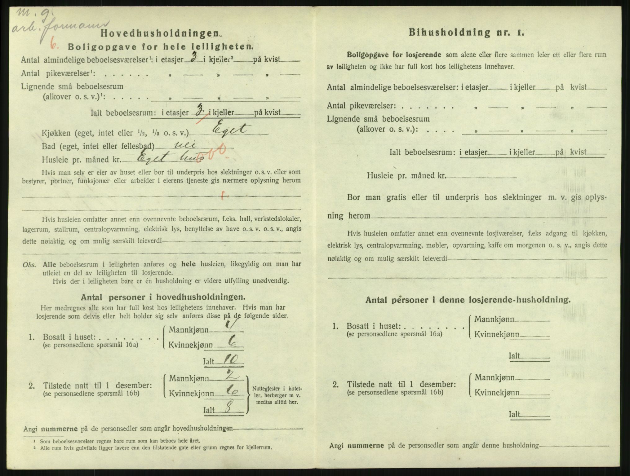 SAKO, 1920 census for Sandefjord, 1920, p. 3825