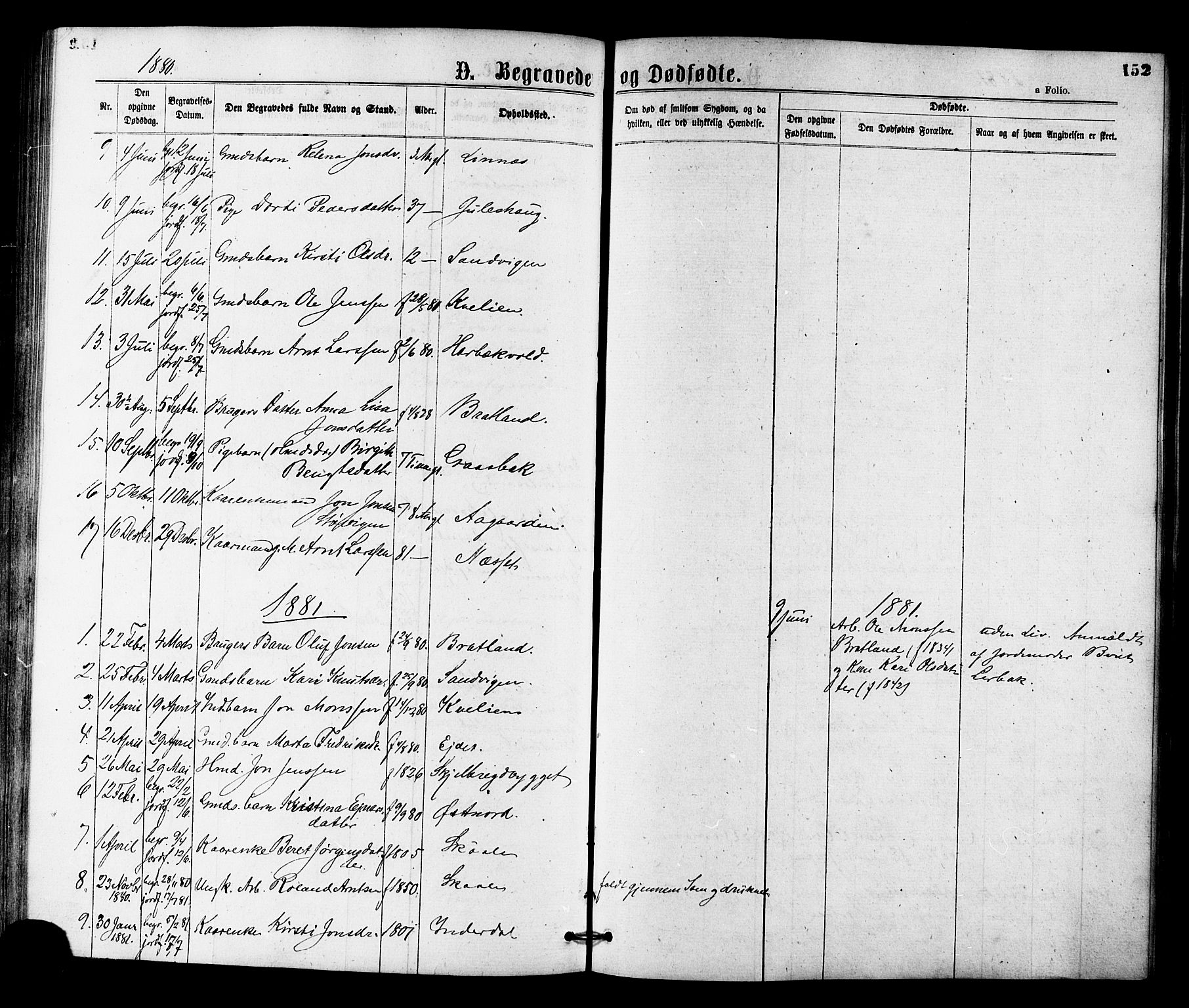 Ministerialprotokoller, klokkerbøker og fødselsregistre - Nord-Trøndelag, AV/SAT-A-1458/755/L0493: Parish register (official) no. 755A02, 1865-1881, p. 152