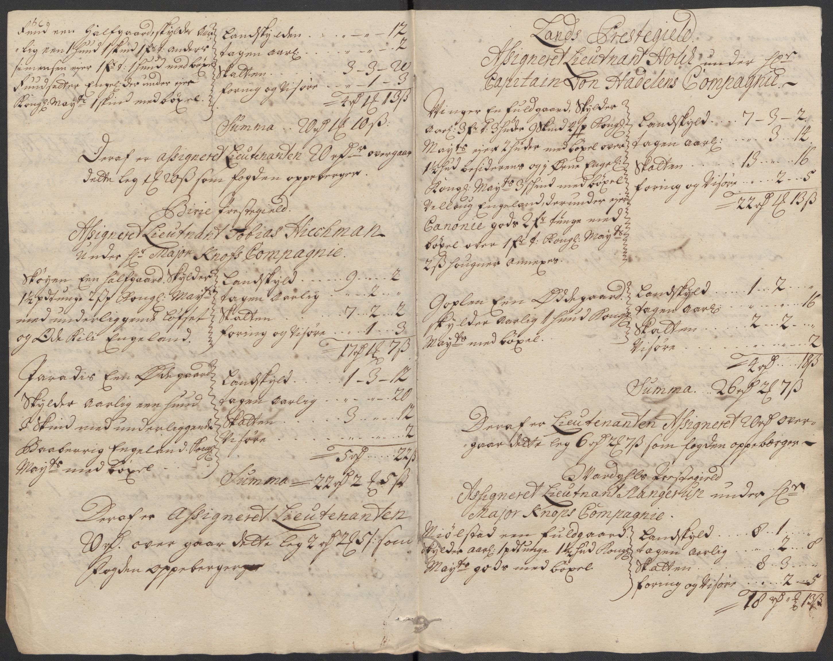 Rentekammeret inntil 1814, Reviderte regnskaper, Fogderegnskap, AV/RA-EA-4092/R18/L1314: Fogderegnskap Hadeland, Toten og Valdres, 1715, p. 361