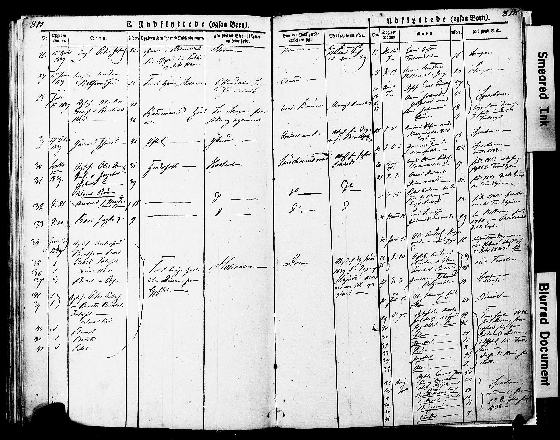 Ministerialprotokoller, klokkerbøker og fødselsregistre - Nord-Trøndelag, SAT/A-1458/723/L0243: Parish register (official) no. 723A12, 1822-1851, p. 817-818