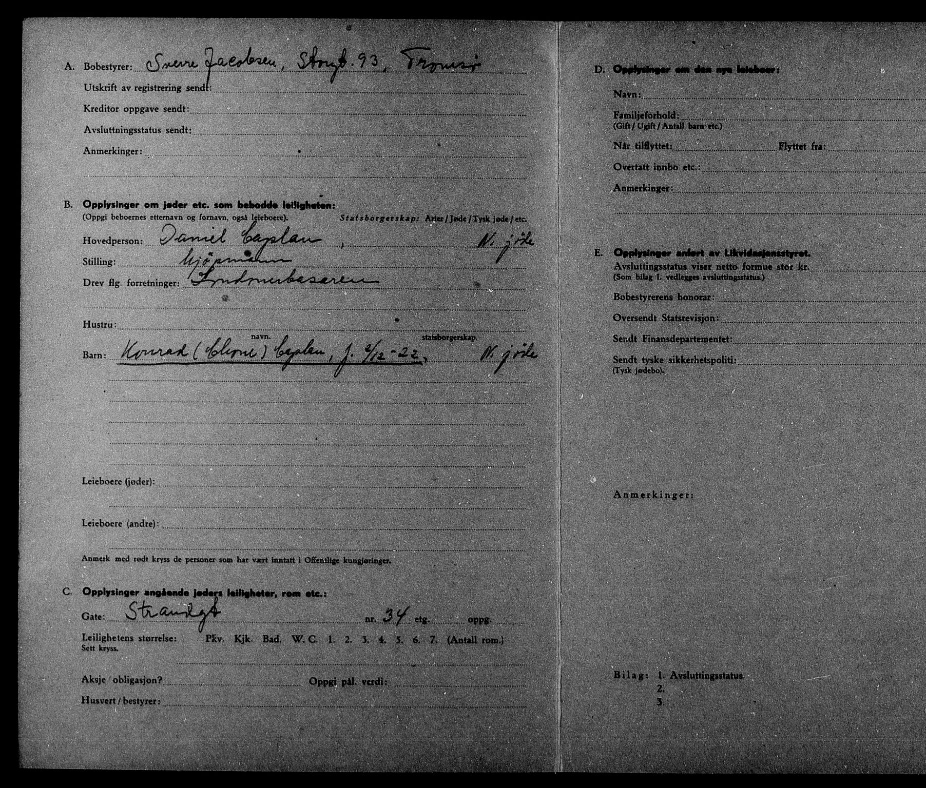 Justisdepartementet, Tilbakeføringskontoret for inndratte formuer, AV/RA-S-1564/H/Hc/Hcb/L0910: --, 1945-1947, p. 461