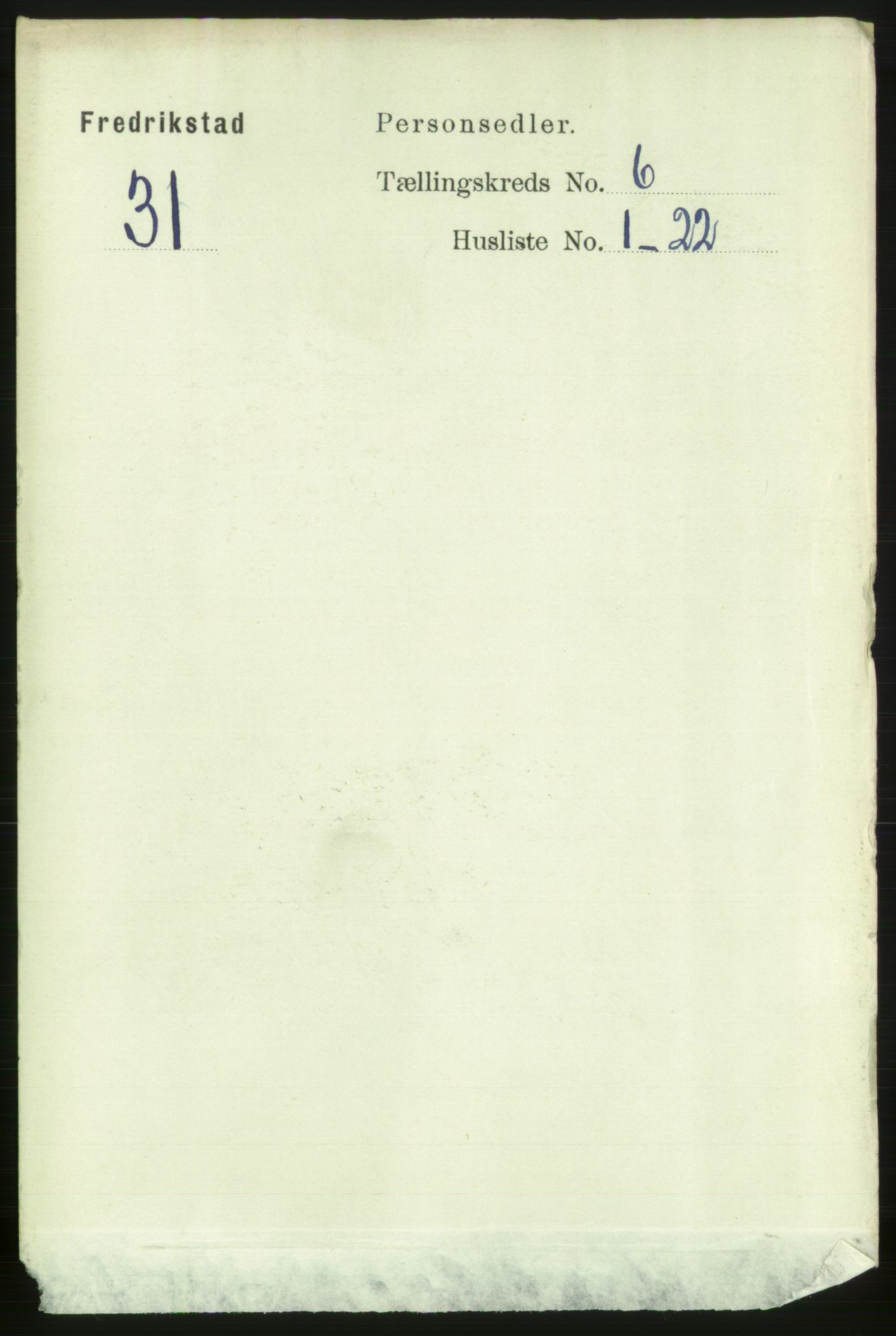 RA, 1891 census for 0103 Fredrikstad, 1891, p. 7659