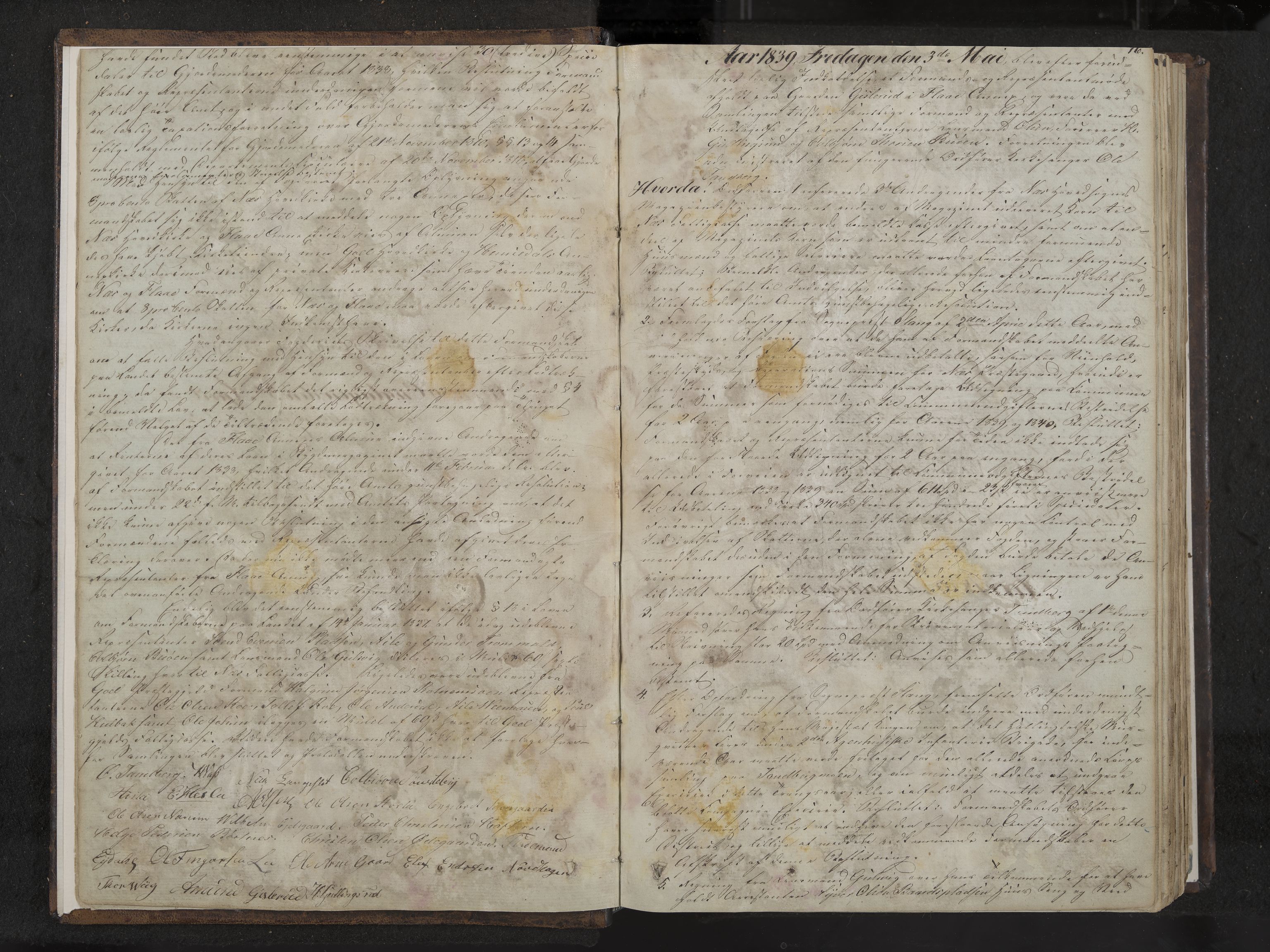 Nes formannskap og sentraladministrasjon, IKAK/0616021-1/A/Aa/L0001: Møtebok med register, 1838-1875, p. 16