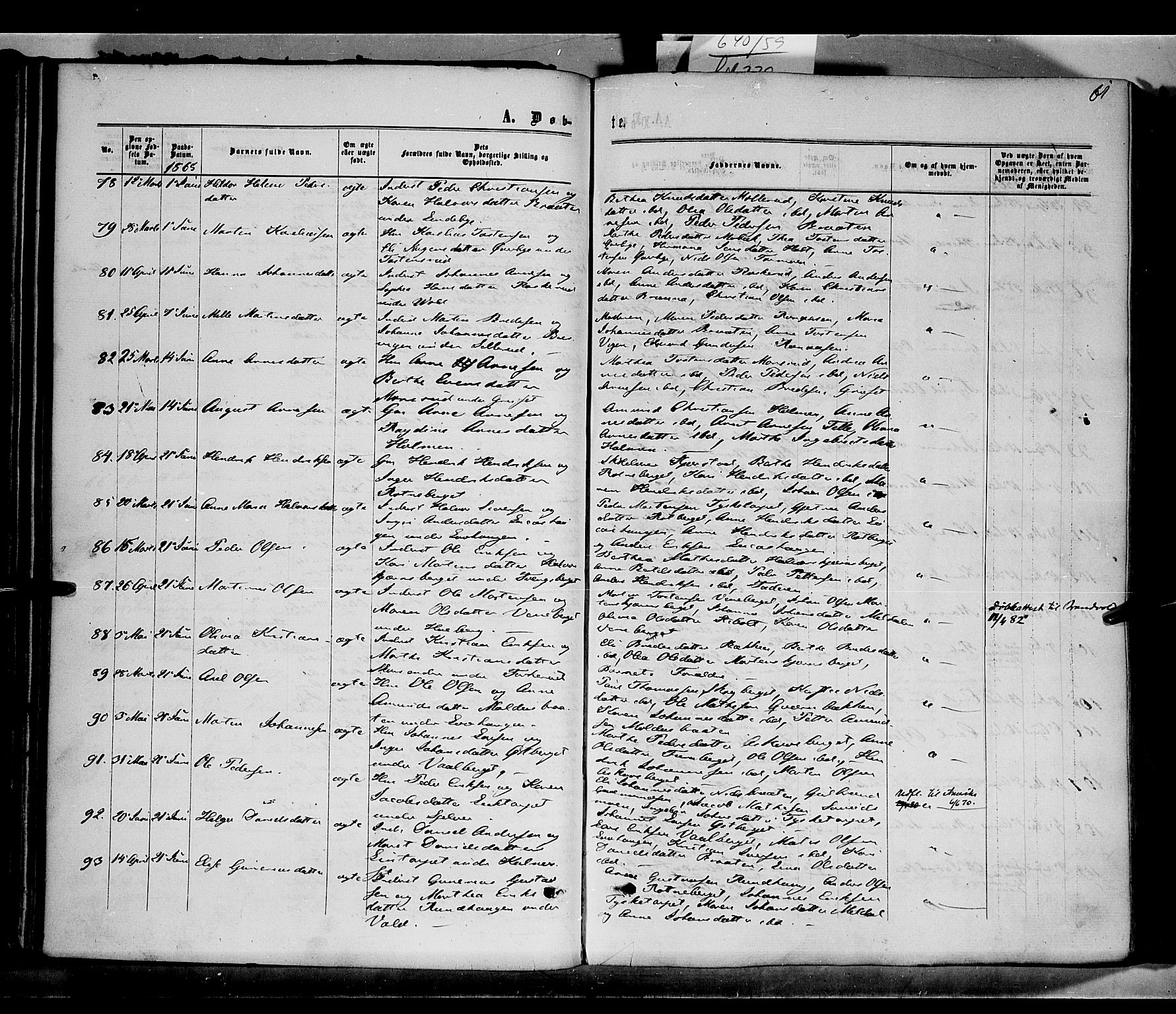 Grue prestekontor, AV/SAH-PREST-036/H/Ha/Haa/L0010: Parish register (official) no. 10, 1864-1873, p. 61